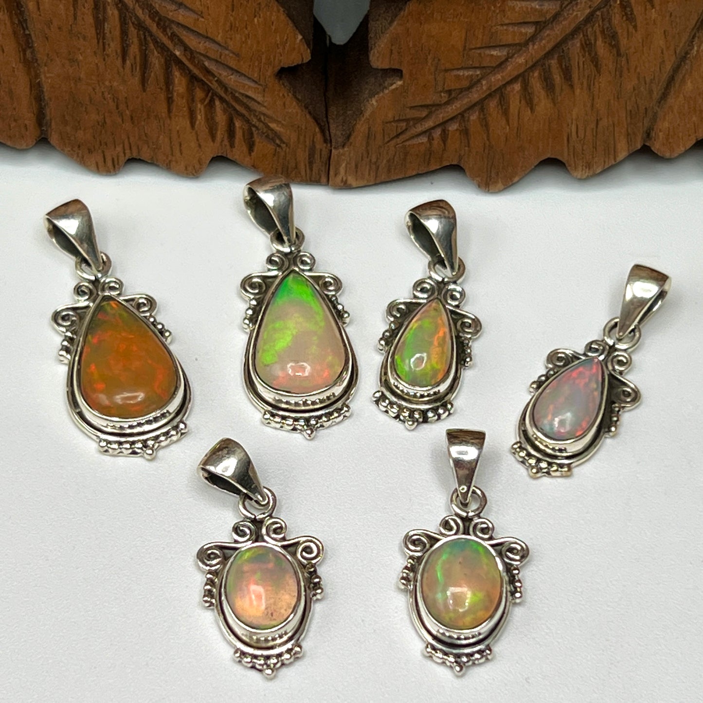 Ethiopian Opal Pendants