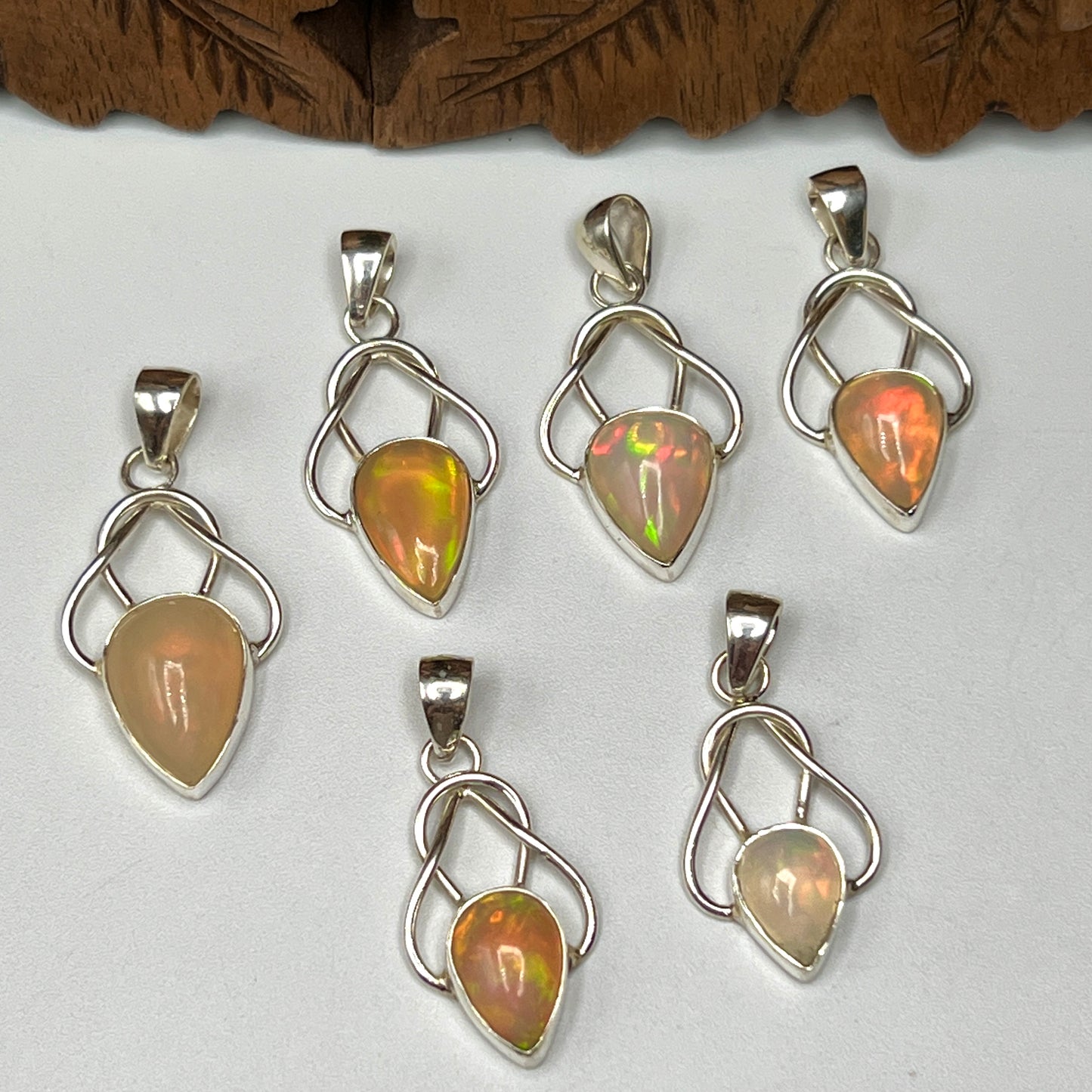 Ethiopian Opal Pendants