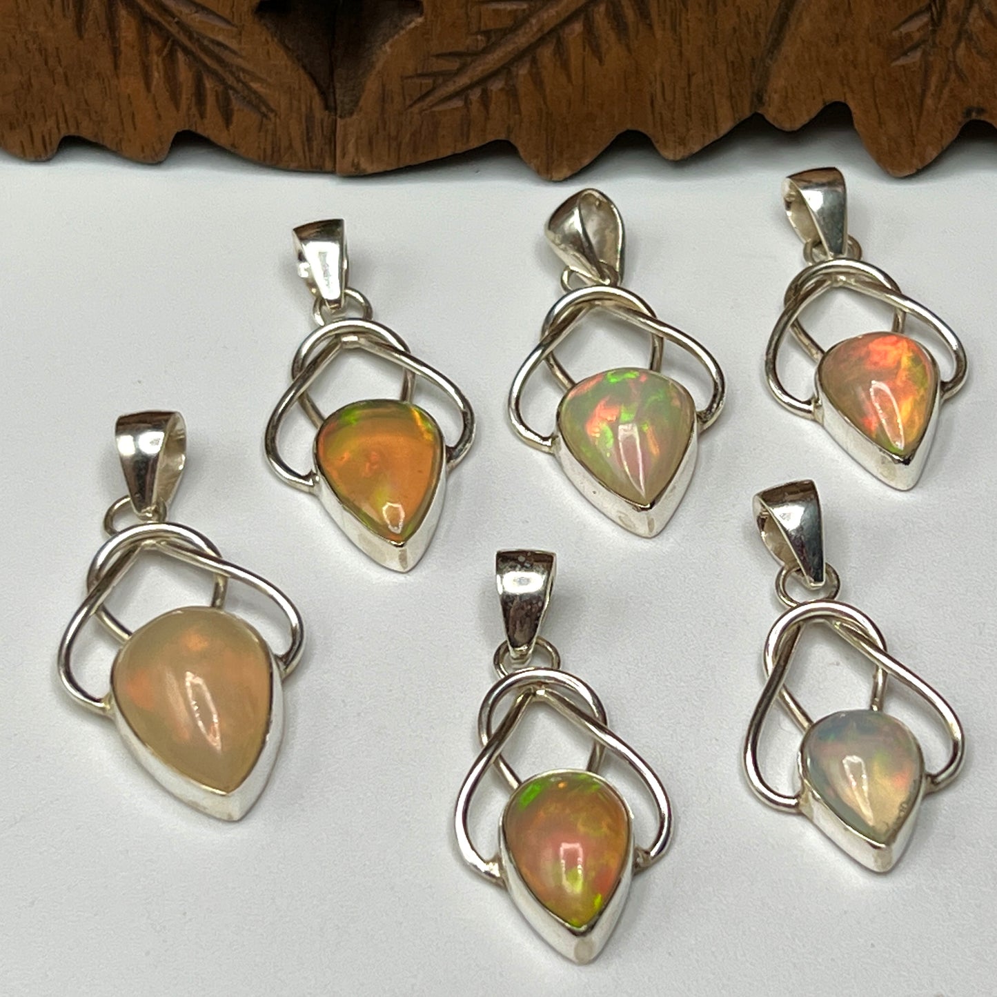 Ethiopian Opal Pendants