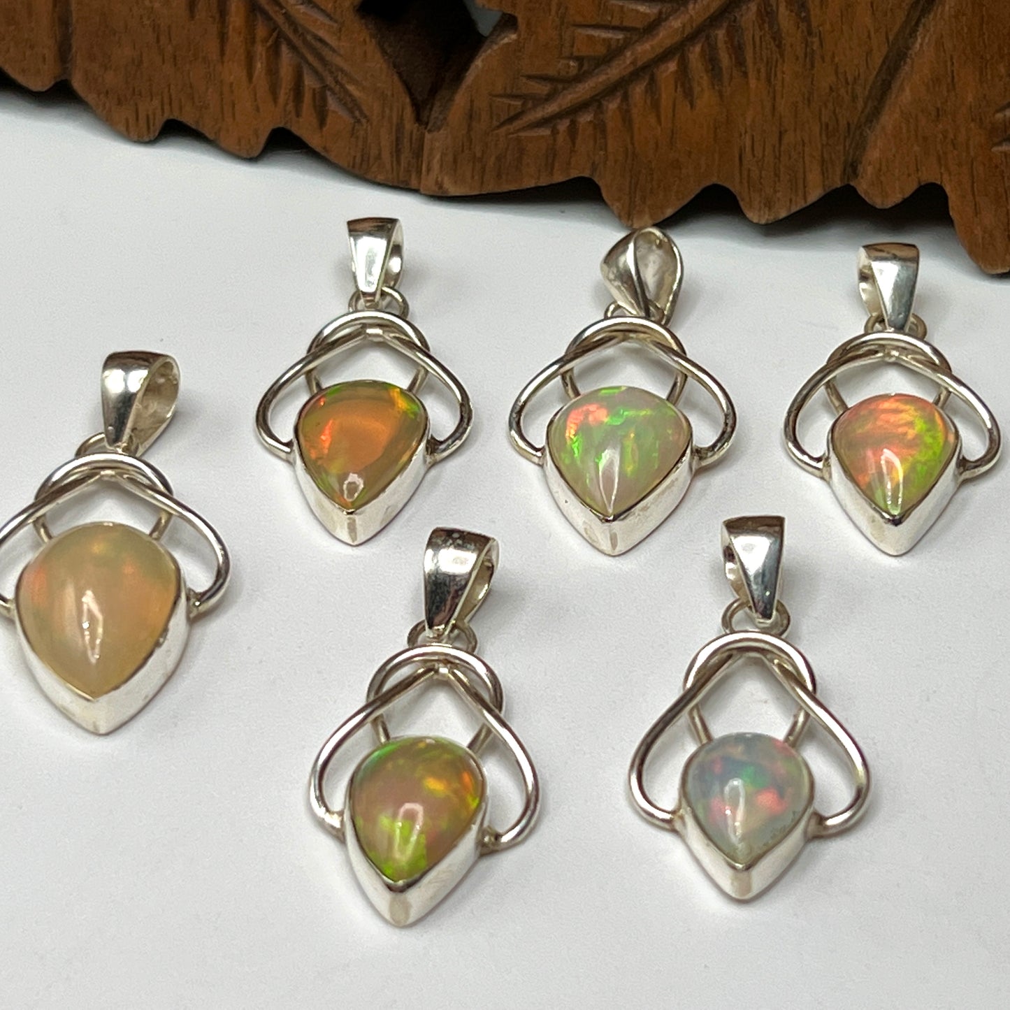 Ethiopian Opal Pendants