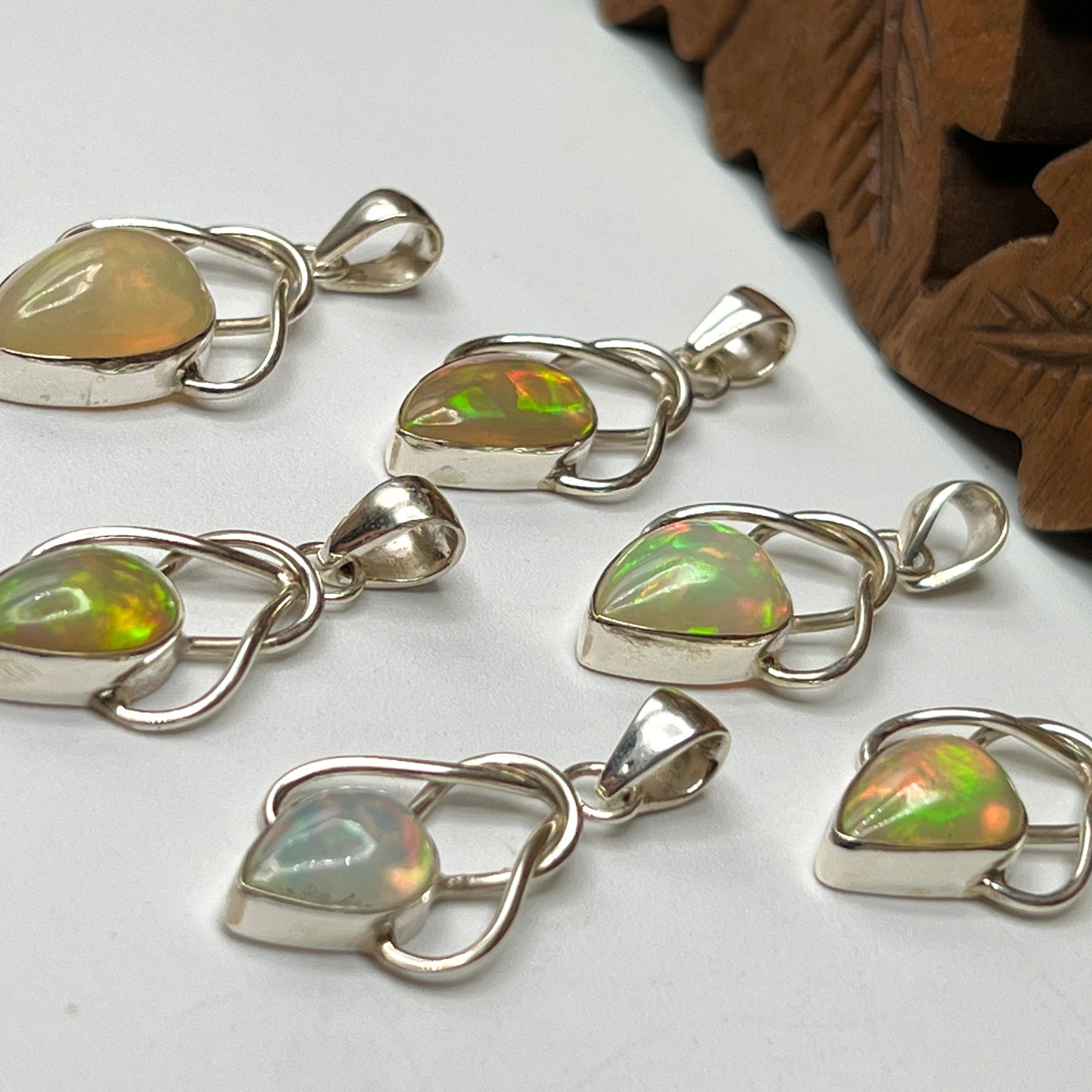Ethiopian Opal Pendants