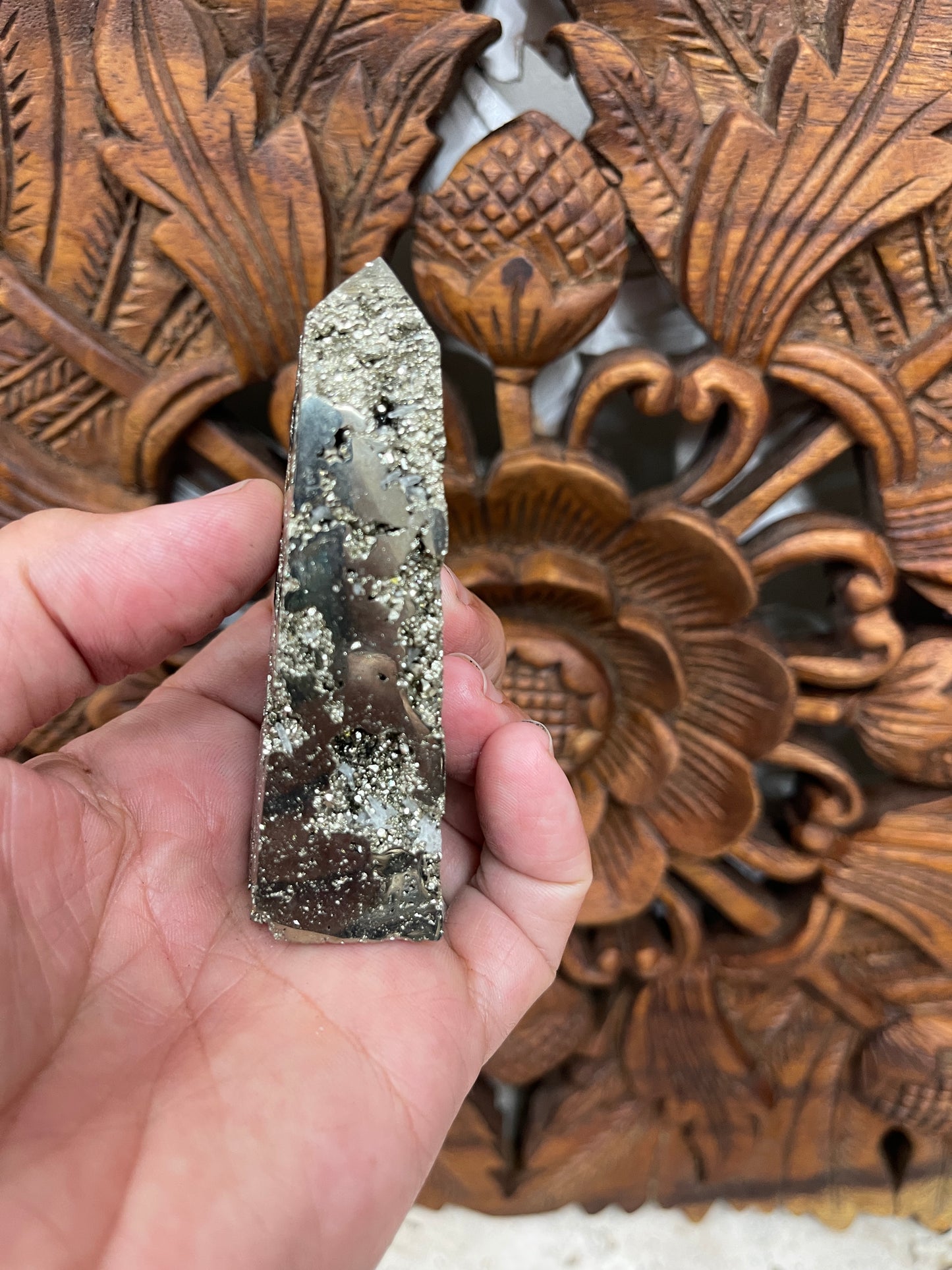 Pyrite Obelisks