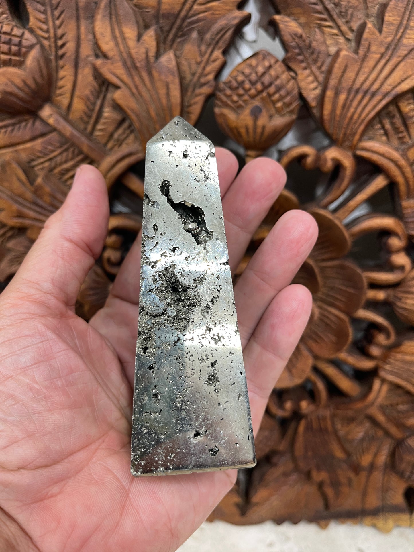 Pyrite Obelisks