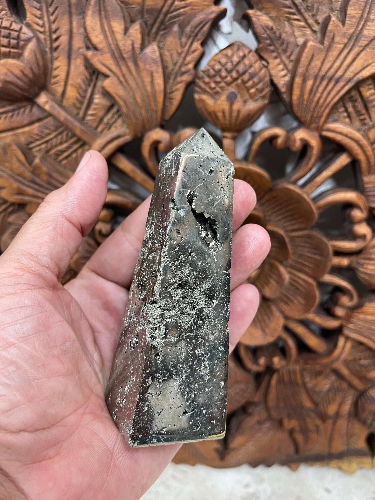 Pyrite Obelisks