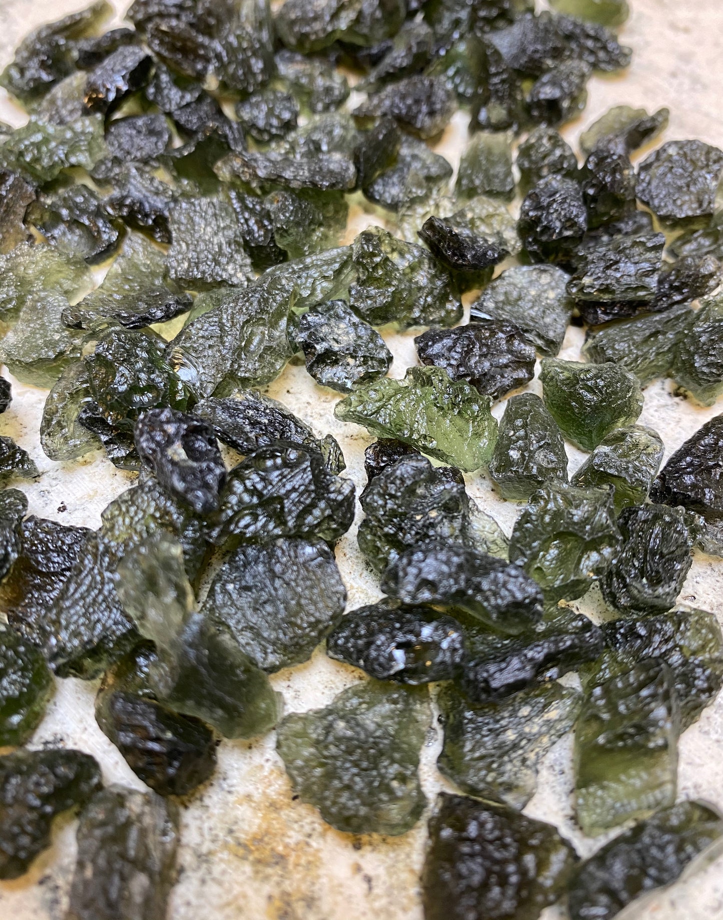Raw Moldavite Specimens
