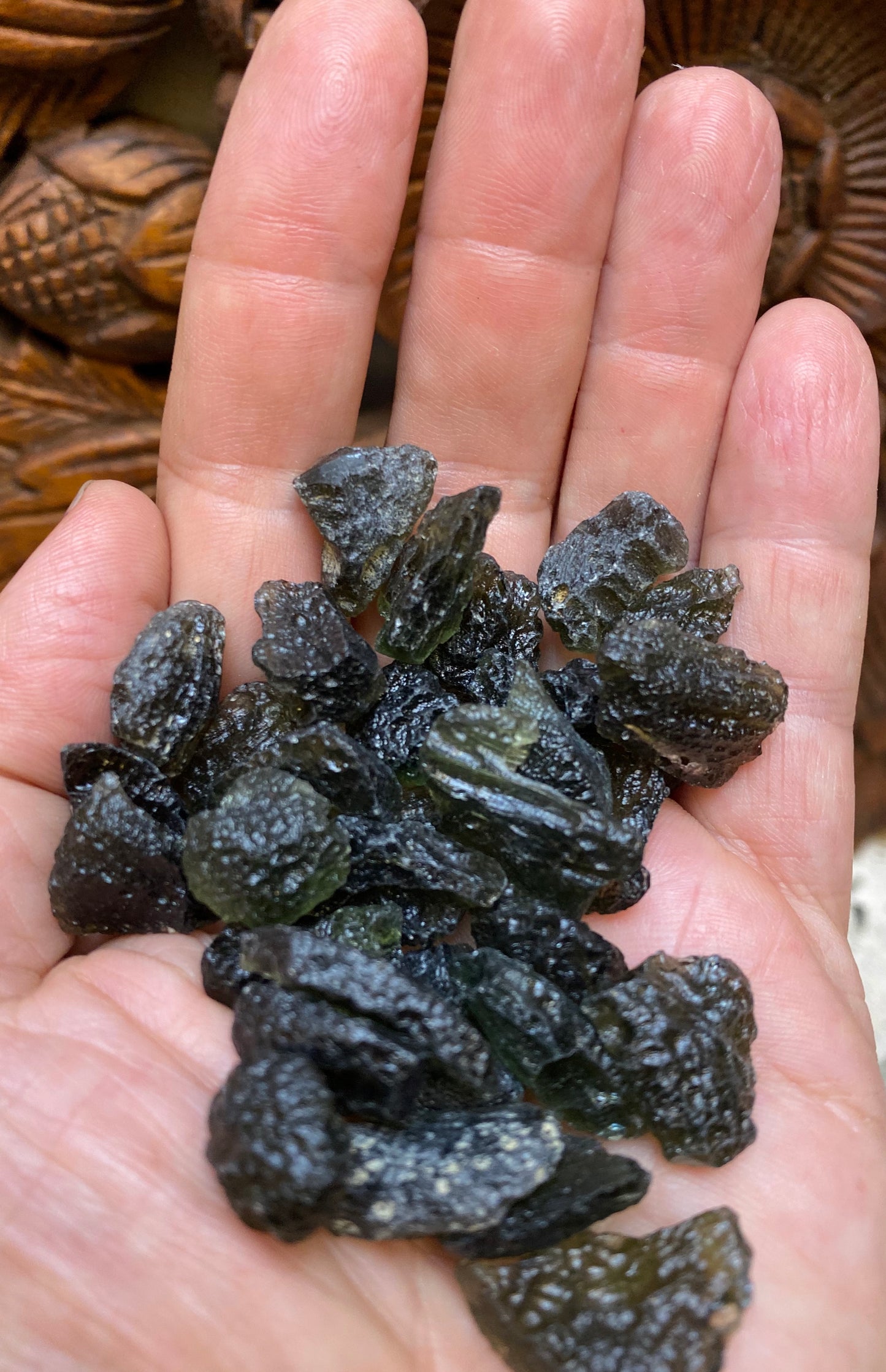 Raw Moldavite Specimens