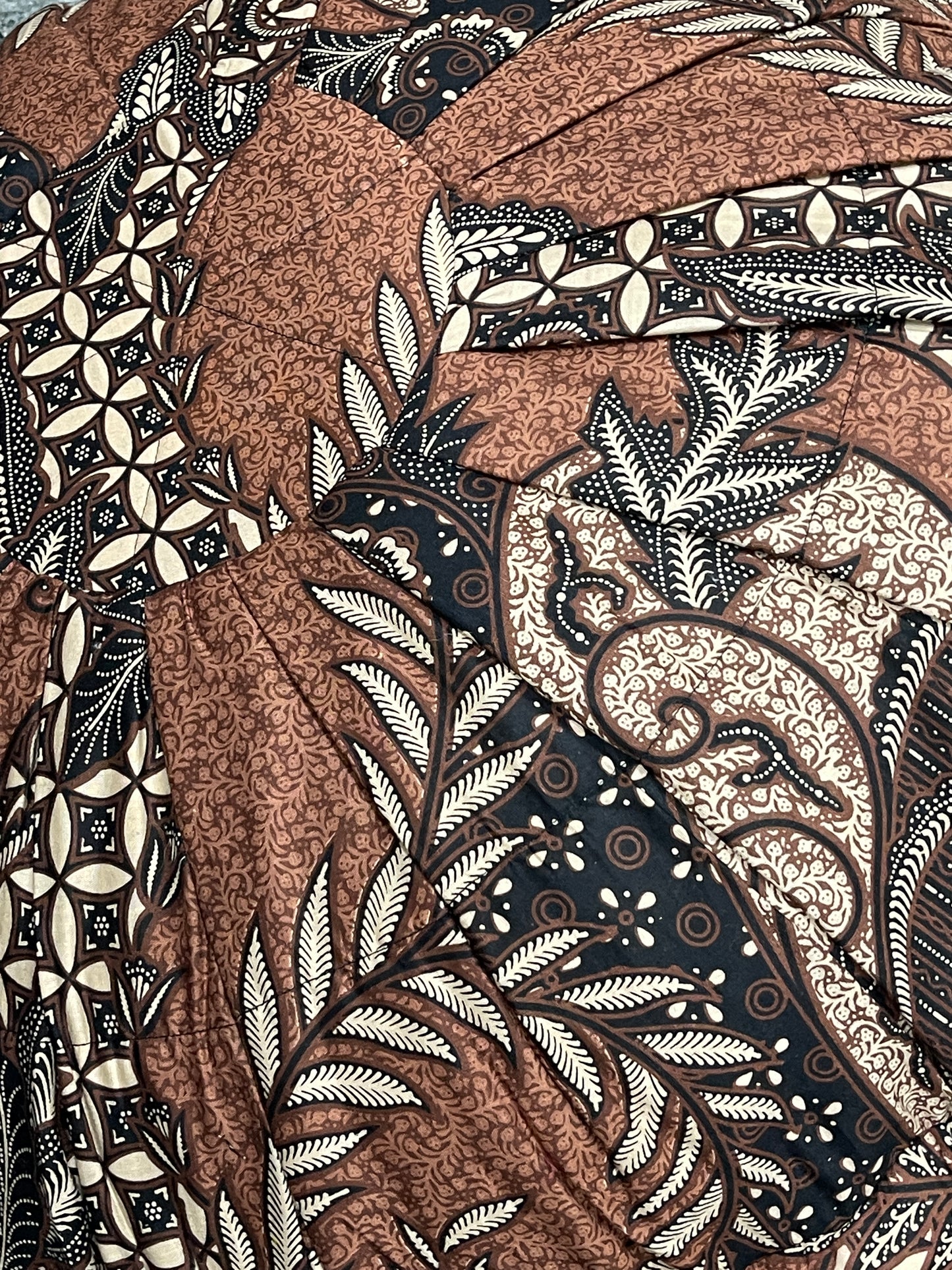 Brown Batik Floor Pillows | 3 Sizes