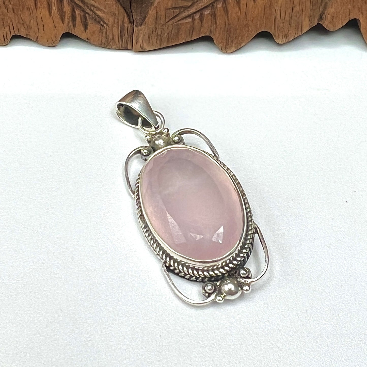 Large Stone A Quality Rose Quartz Pendants