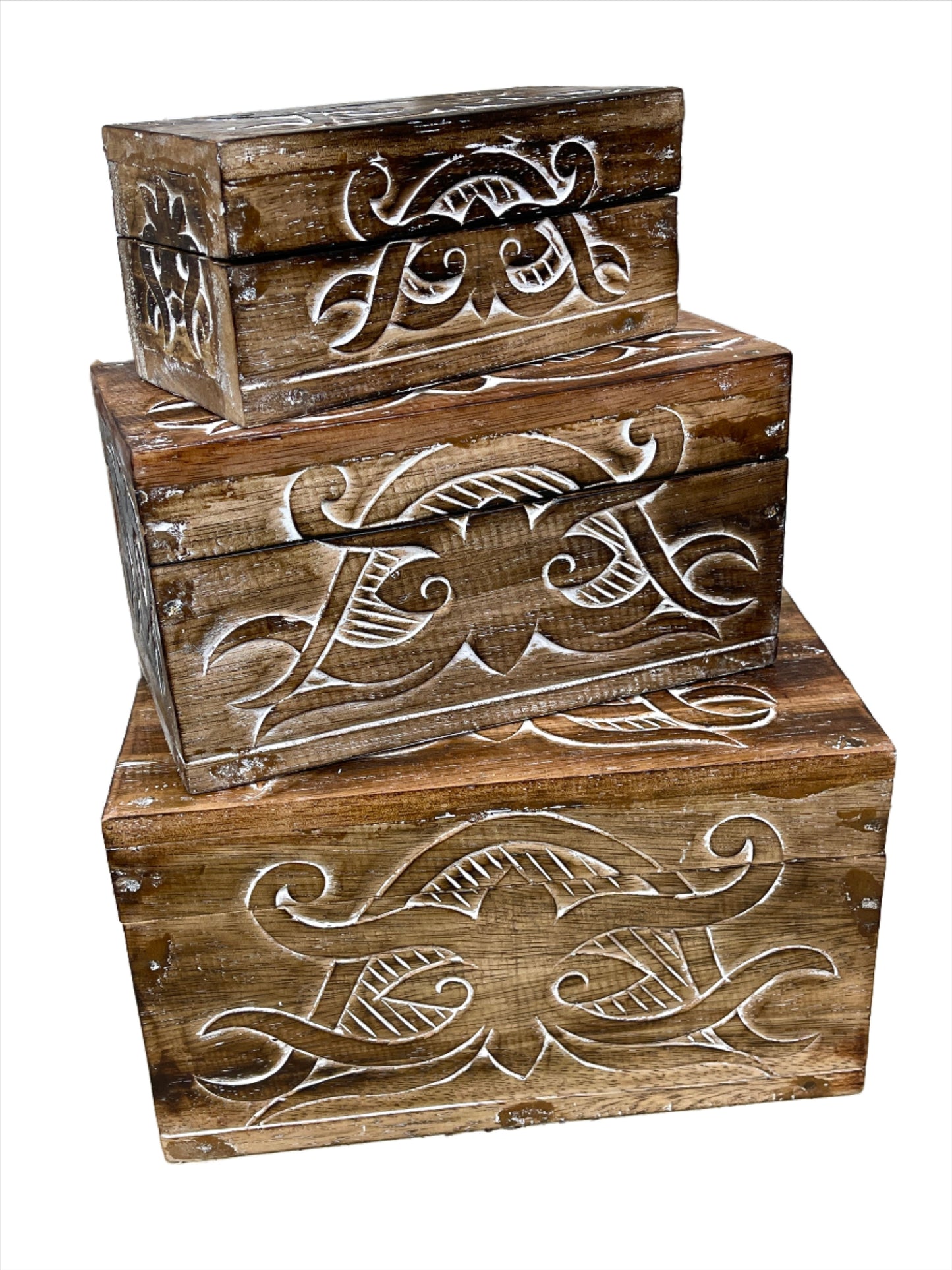 Carved  Boxes