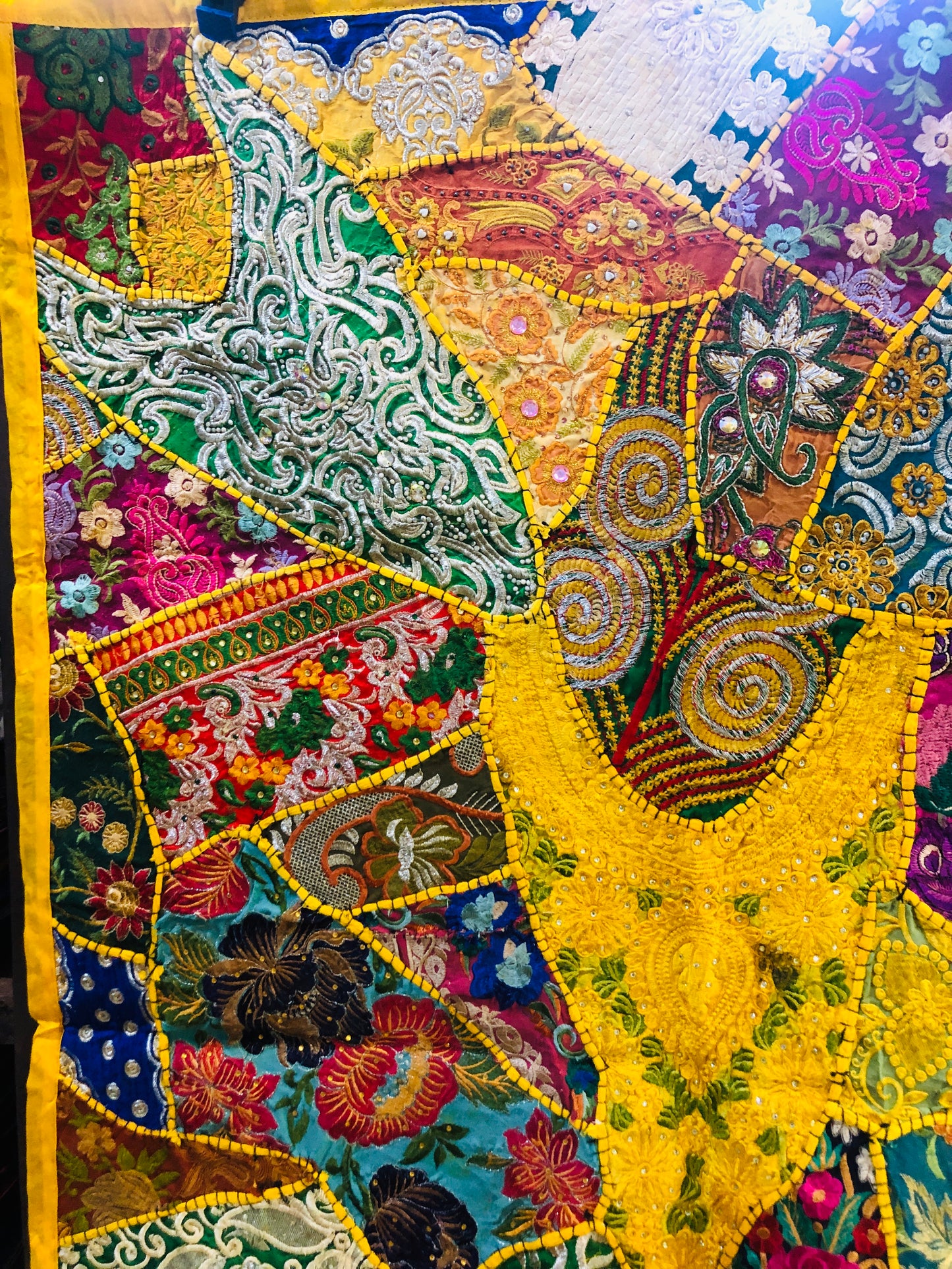 Rajasthani Patchwork Wall Hangings 39" x 60"