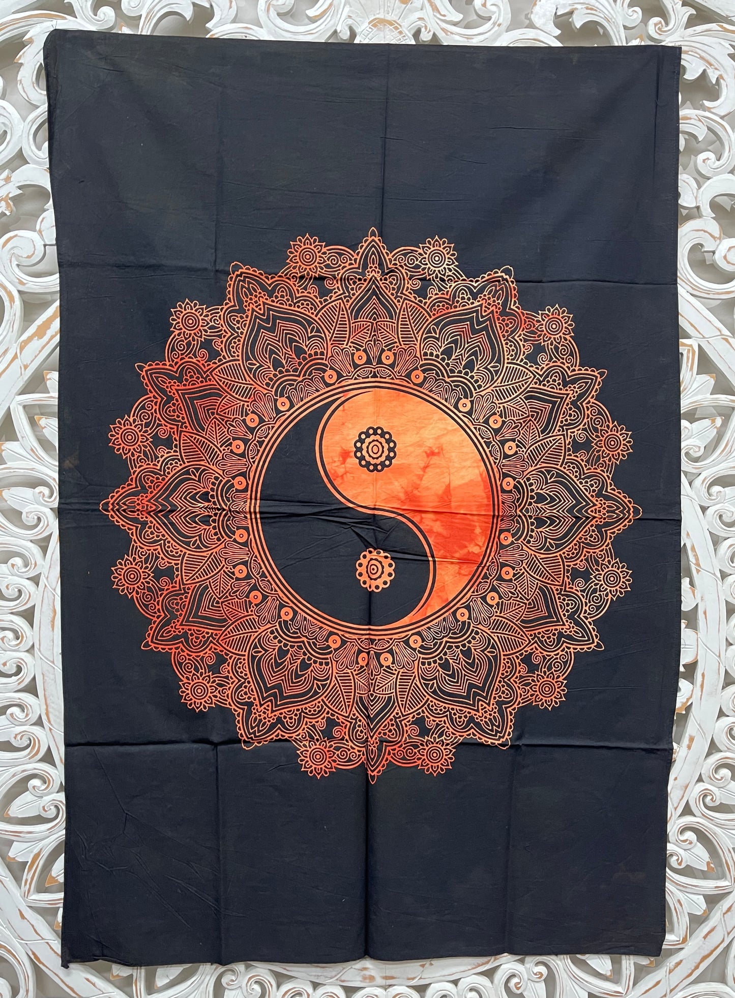 Hand printed Mini Poster Mini Yin & Yang Mandala Tapestries Wall Hangings - 5 colors