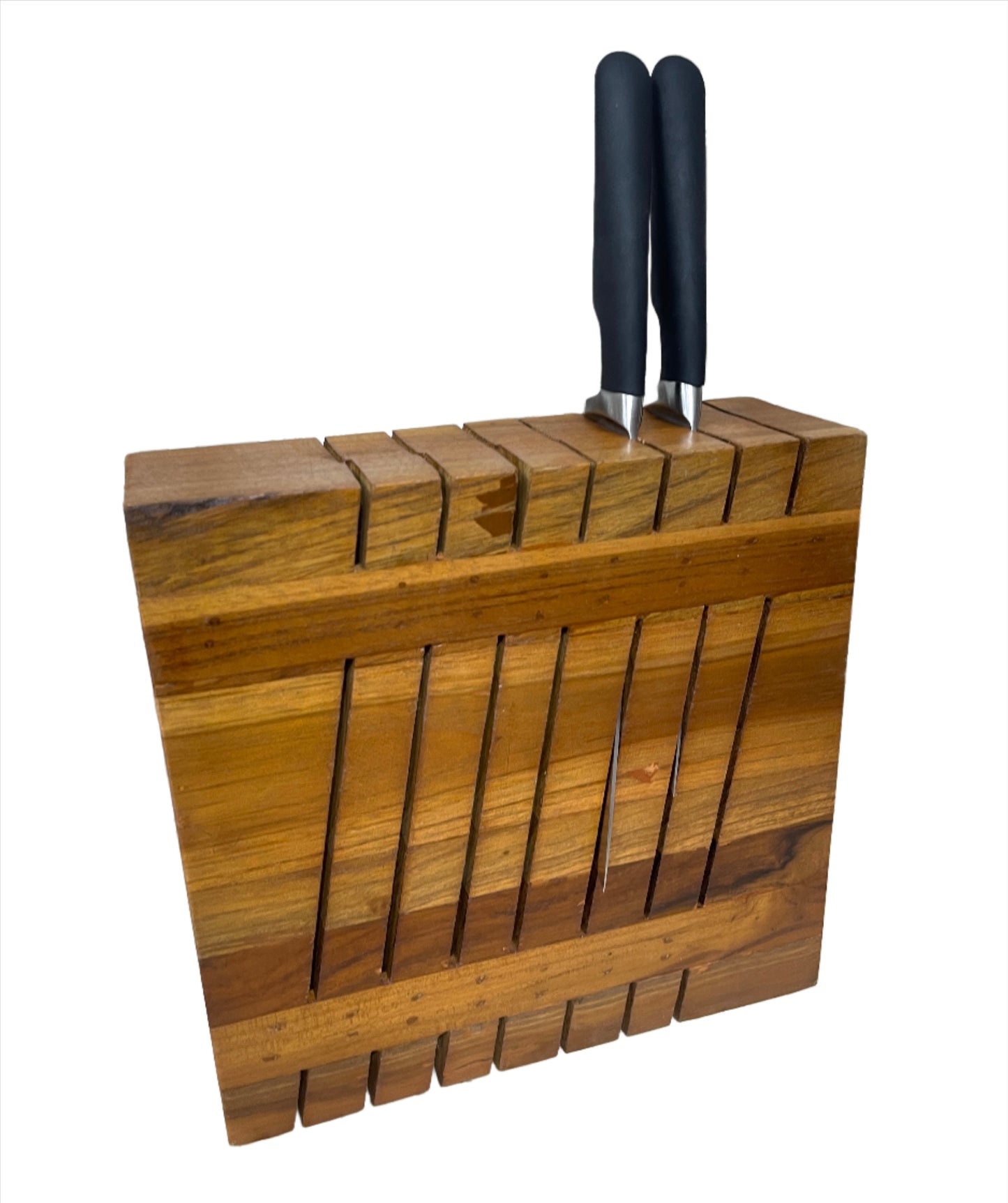 Teak Knife Blocks