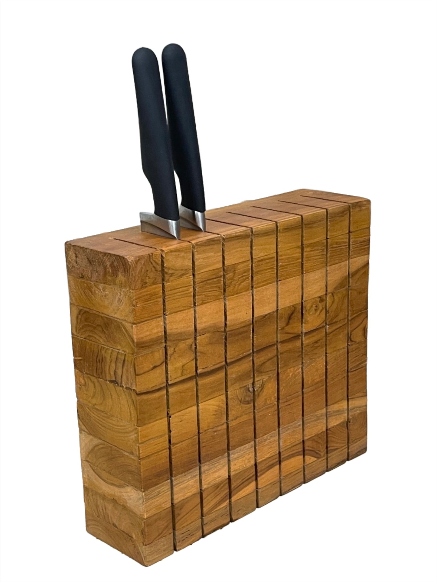 Teak Knife Blocks