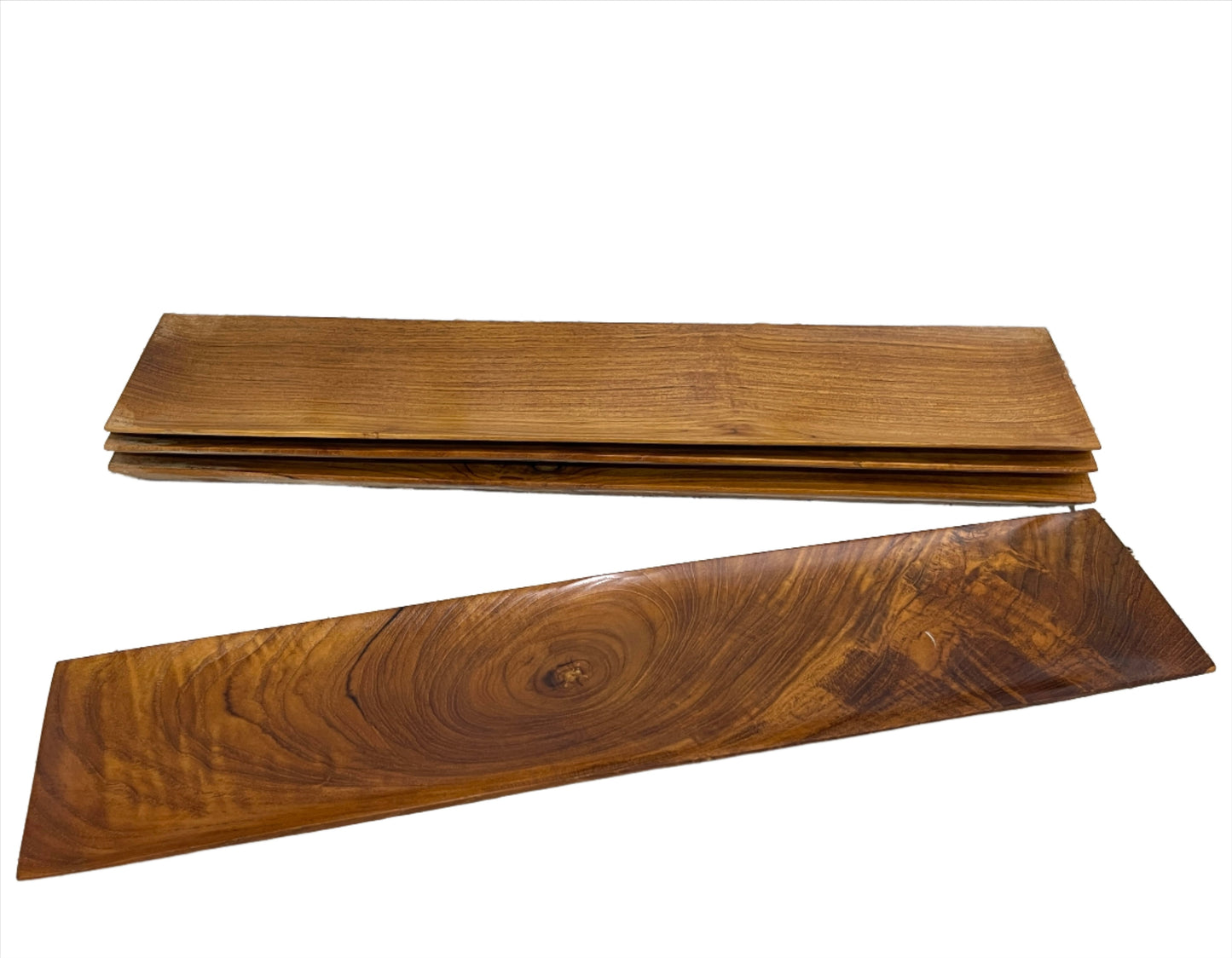 Teak Wood Serving Plates