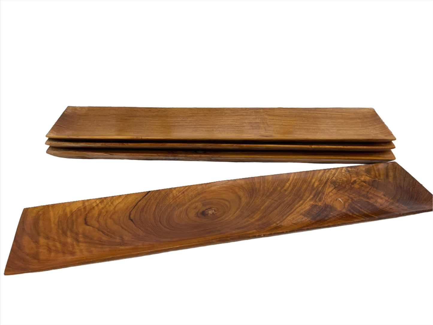 Teak Wood Serving Plates