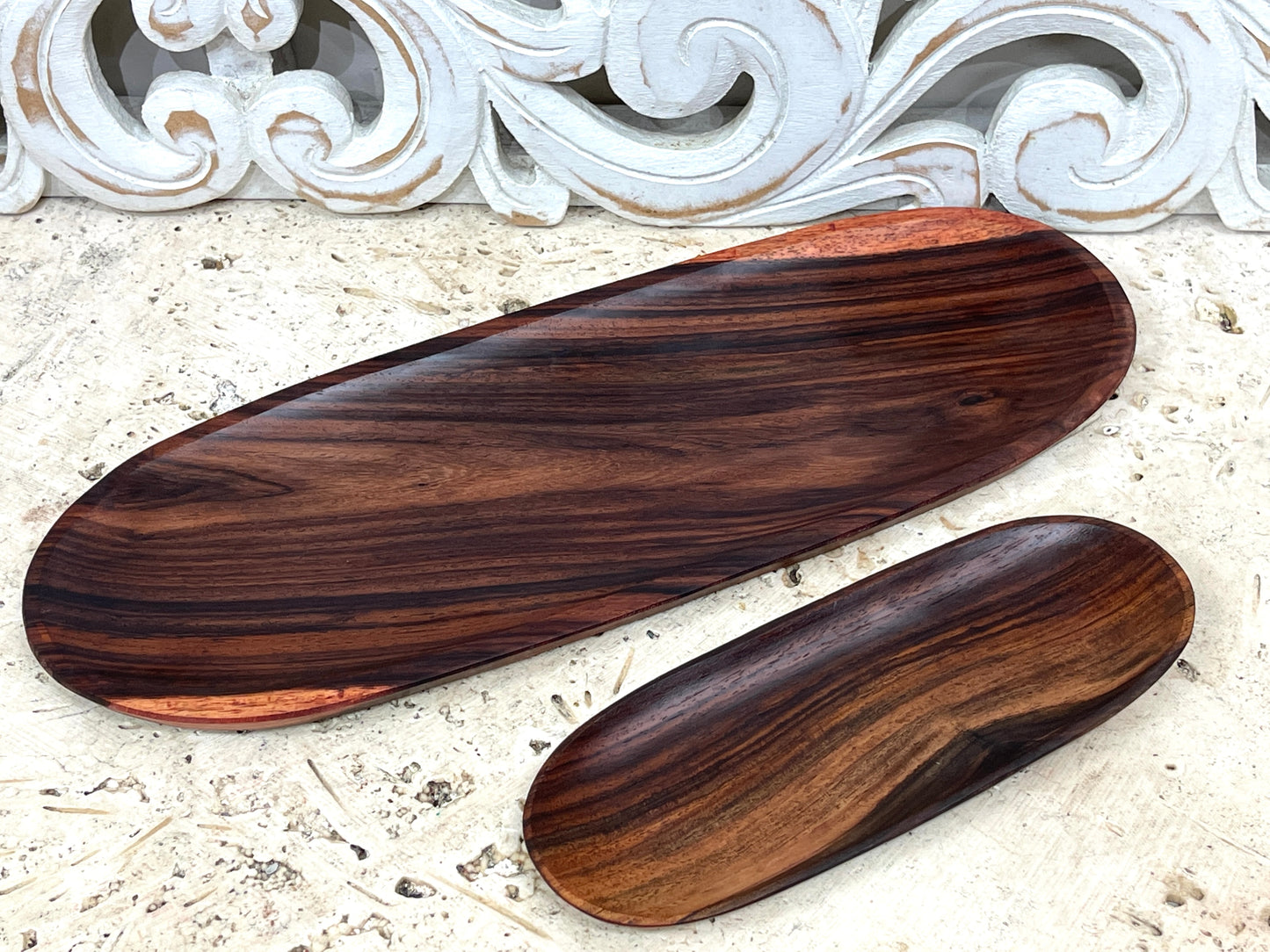 Sono Wood Serving Oval Plate