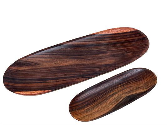 Sono Wood Serving Oval Plate