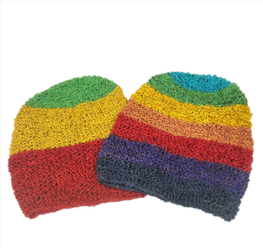 Striped Hemp Beanies
