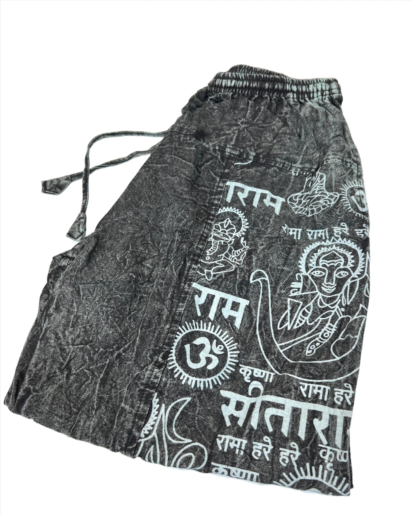 Mantra Print Pants