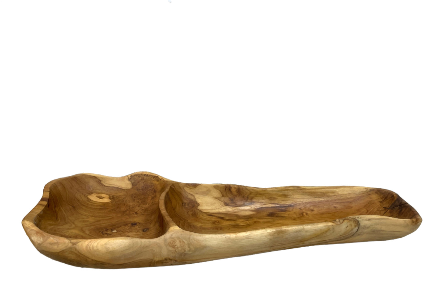 Freeform Teak Serving Plates