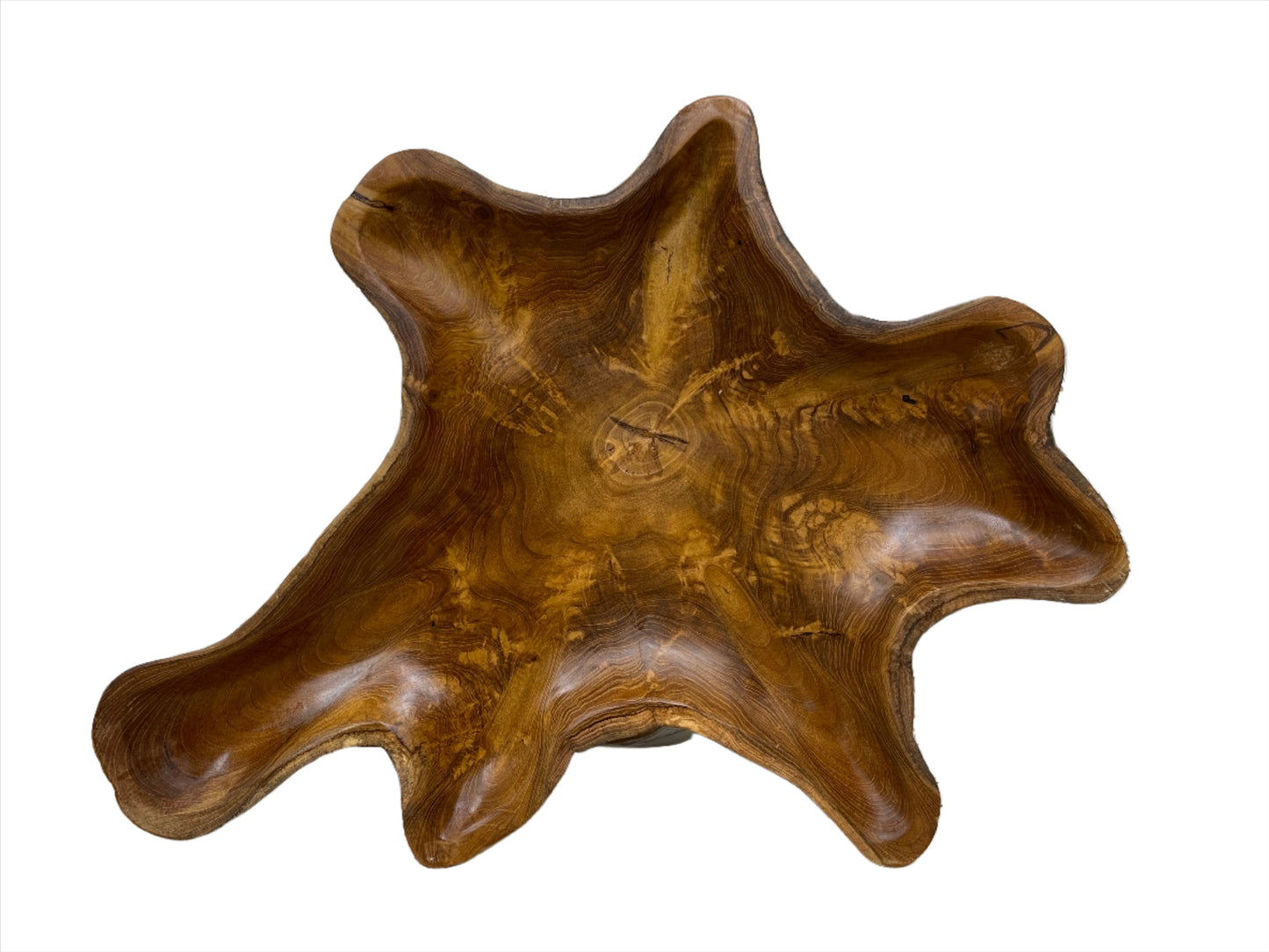 Freeform Teak Serving Plates