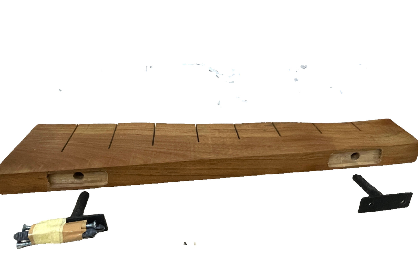 FloatingTeak Wood Knife Shelf