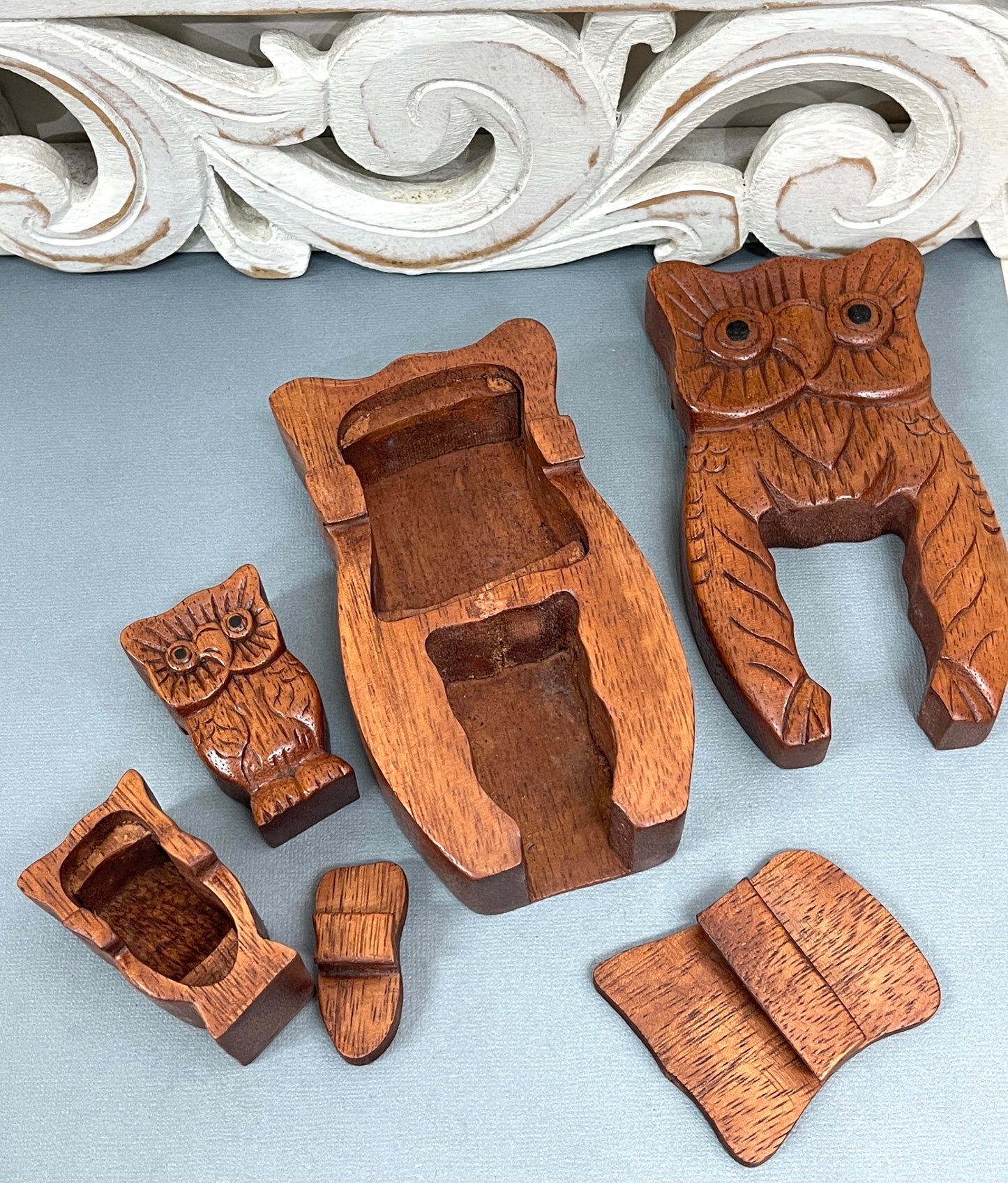 Owl & Baby Puzzle Boxes