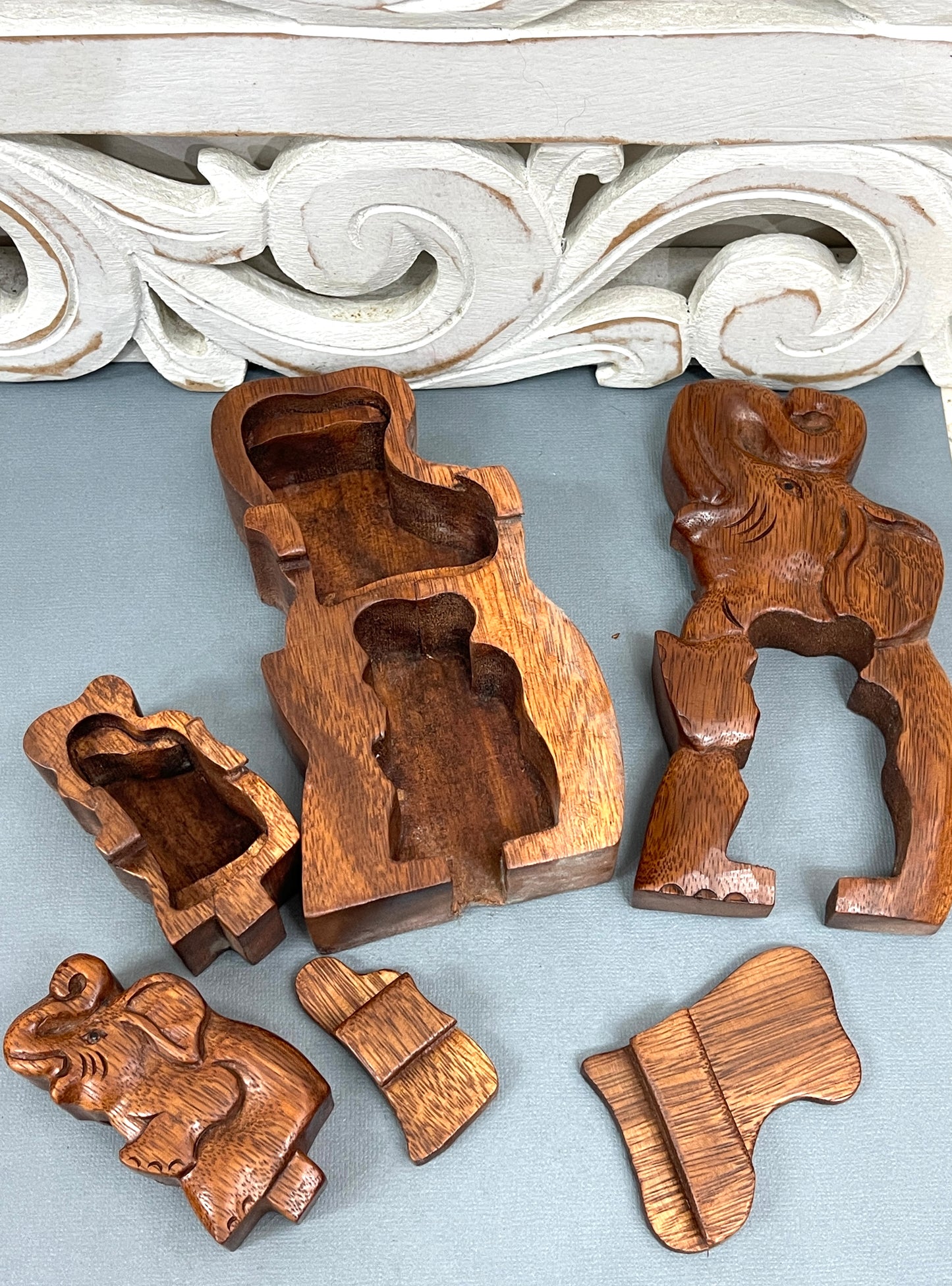 Squirrel & Baby Puzzle Boxes