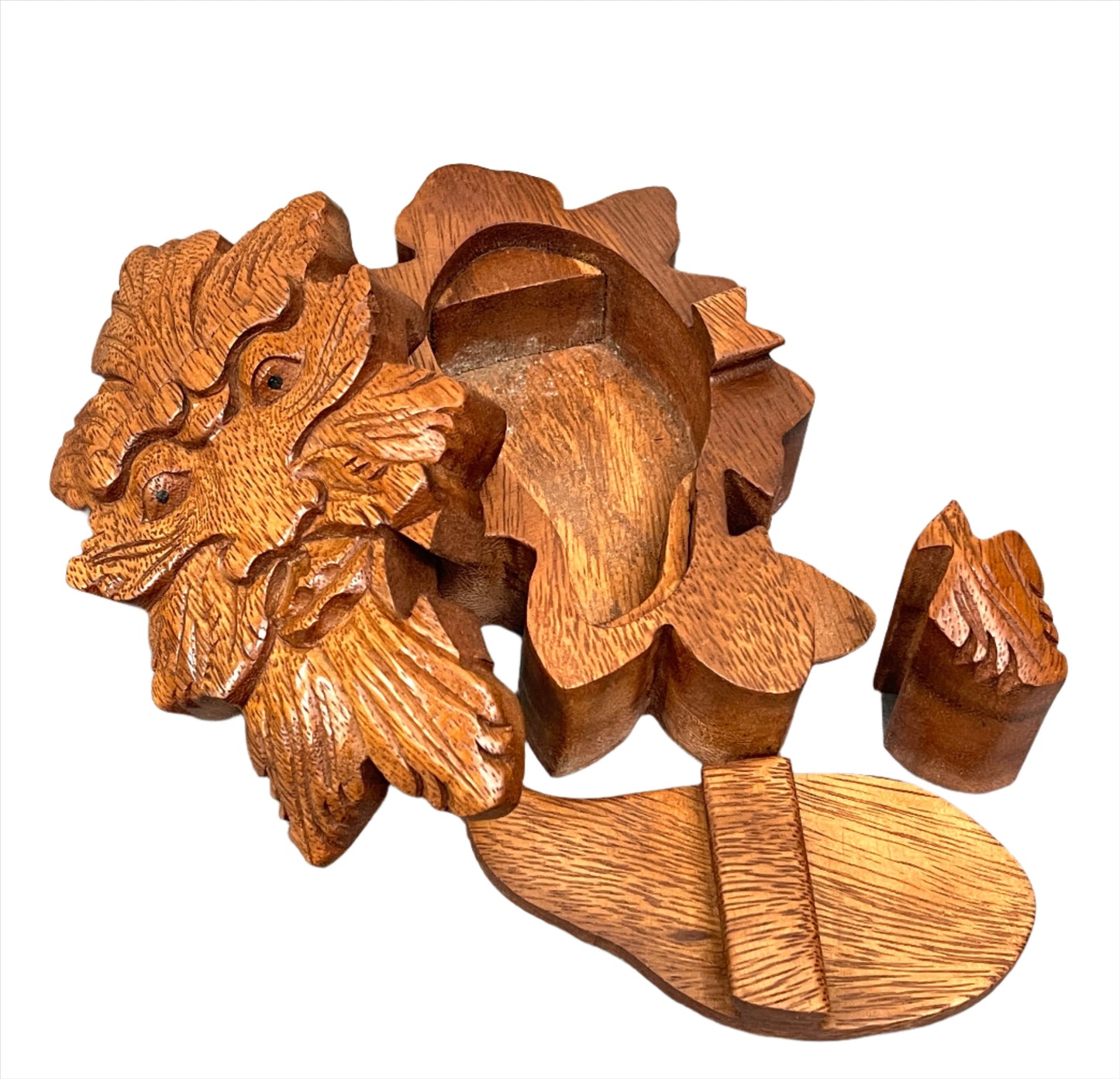 Green Man Puzzle Boxes