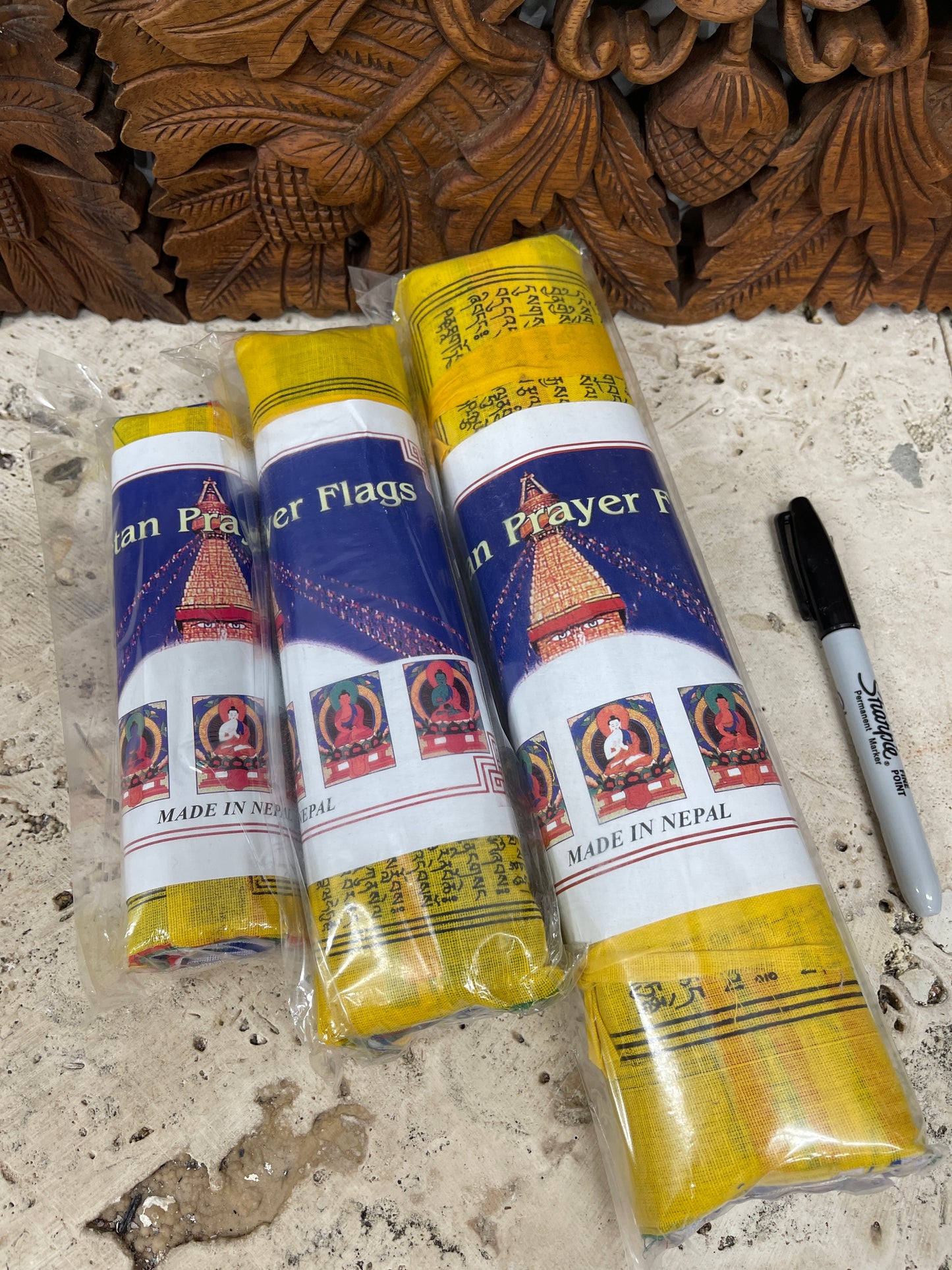 Tibetan Prayer Flags | 3 Sizes | 20 Flags per Strand
