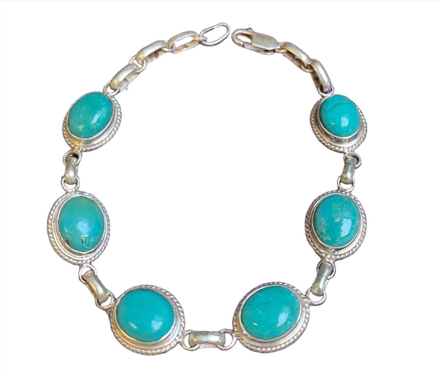 Sterling Silver Turquoise Bracelet