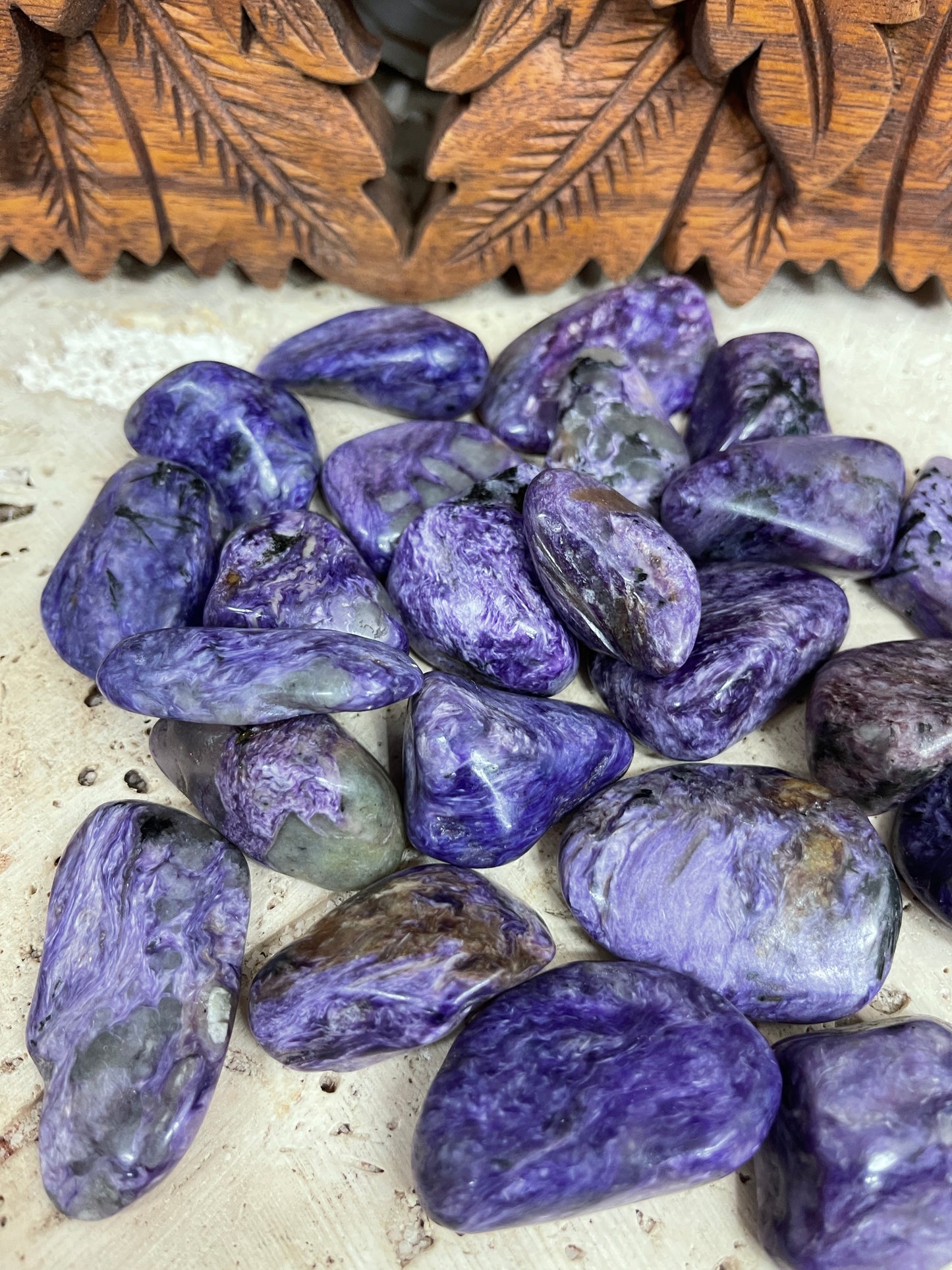 Charoite Tumbles