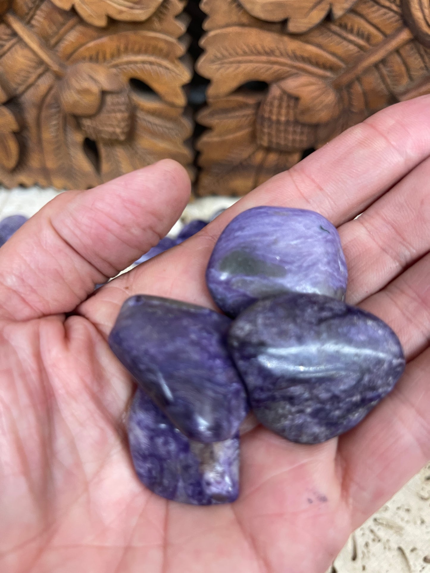 Charoite Tumbles