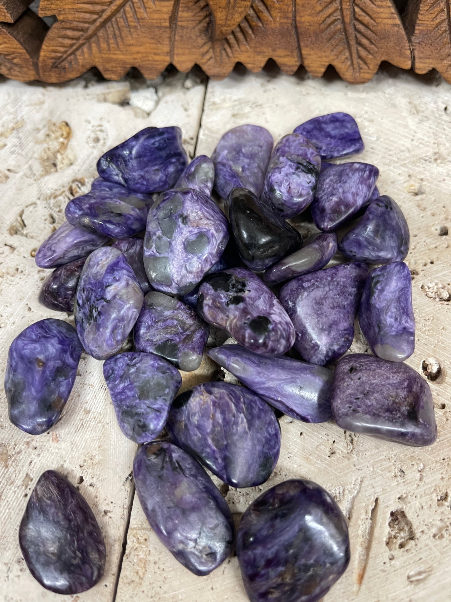 Charoite Tumbles