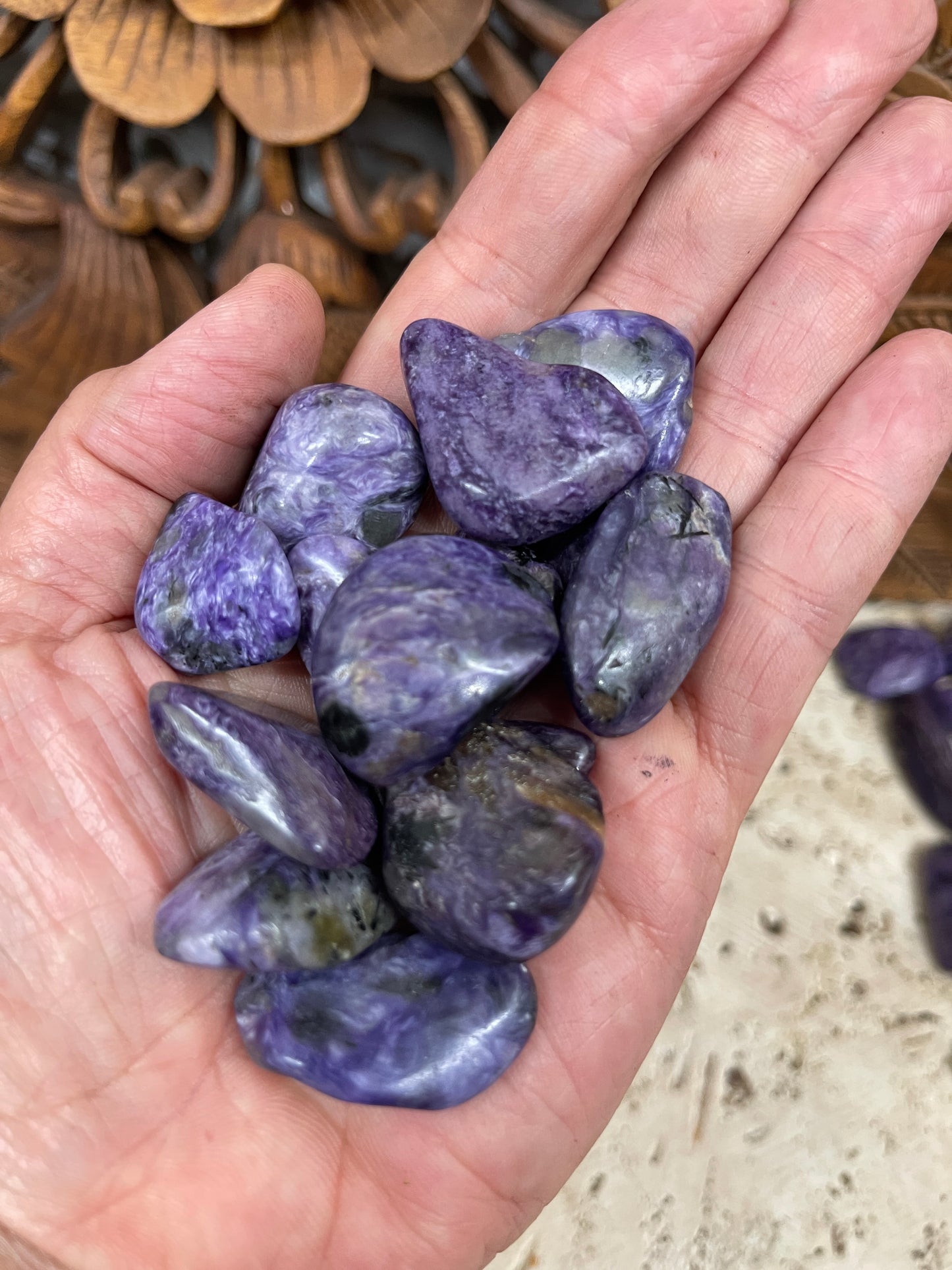 Charoite Tumbles