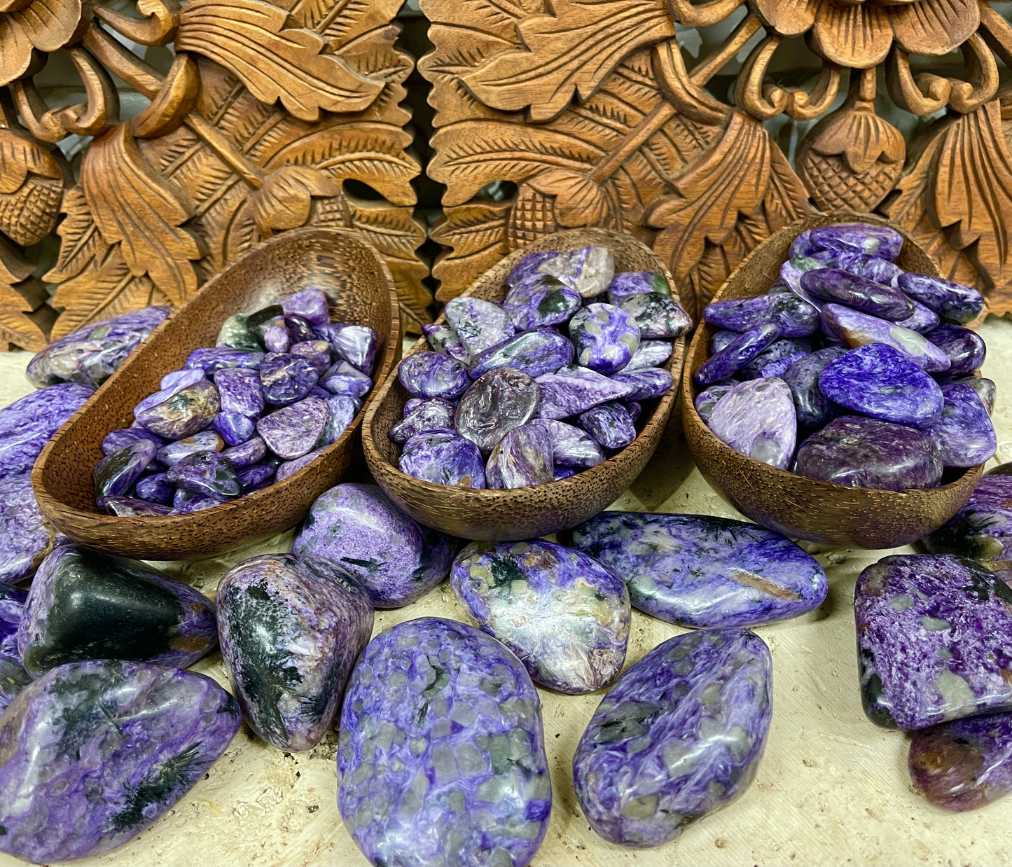 Charoite Tumbles