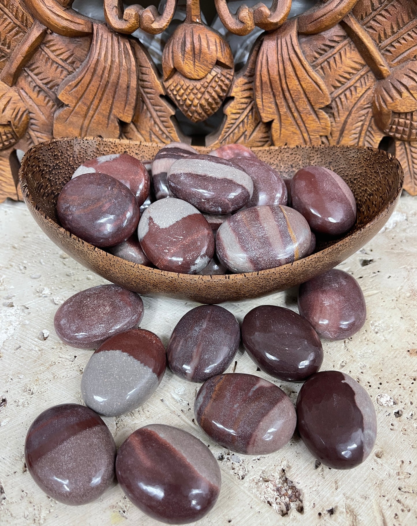 Shiva Lingham Palm Stones