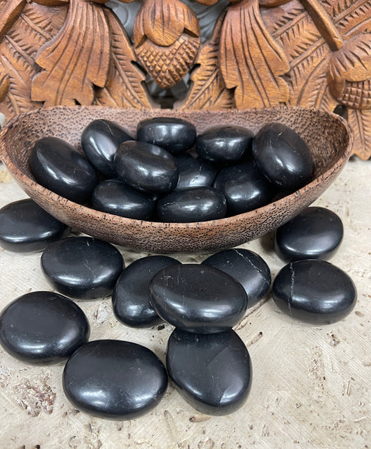 Shungite Palm Stones