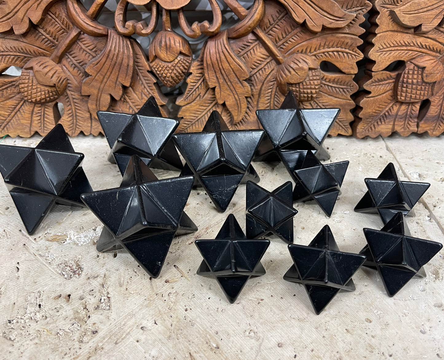 Shungite Merkaba Stones