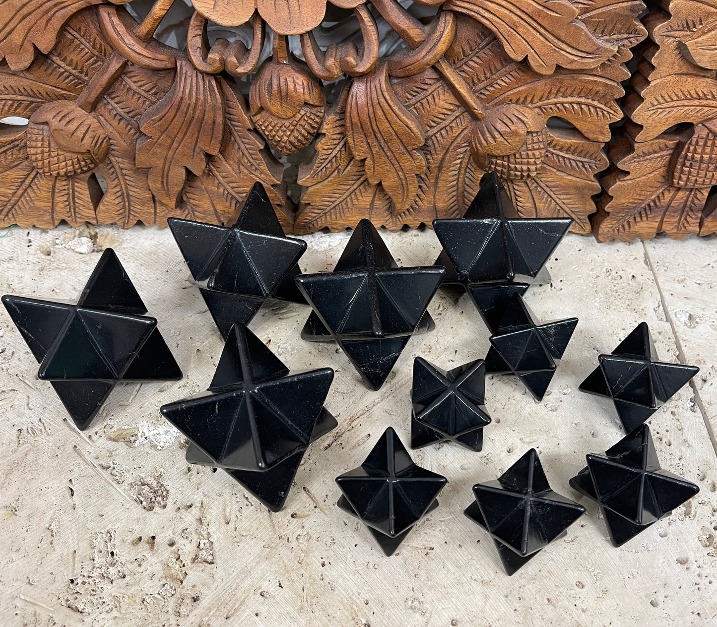 Shungite Merkaba Stones