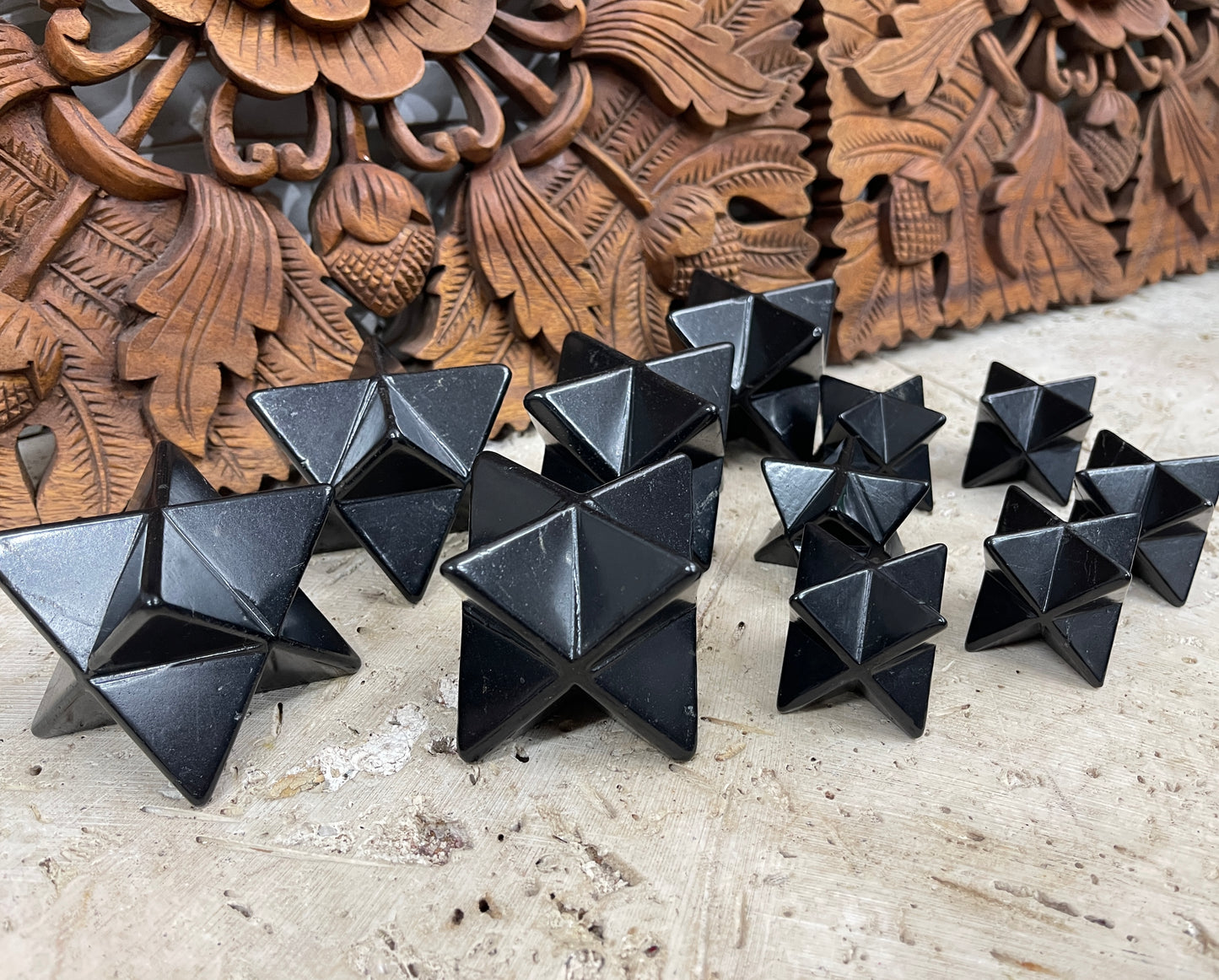 Shungite Merkaba Stones