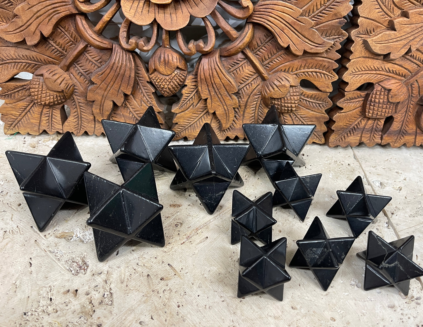 Shungite Merkaba Stones