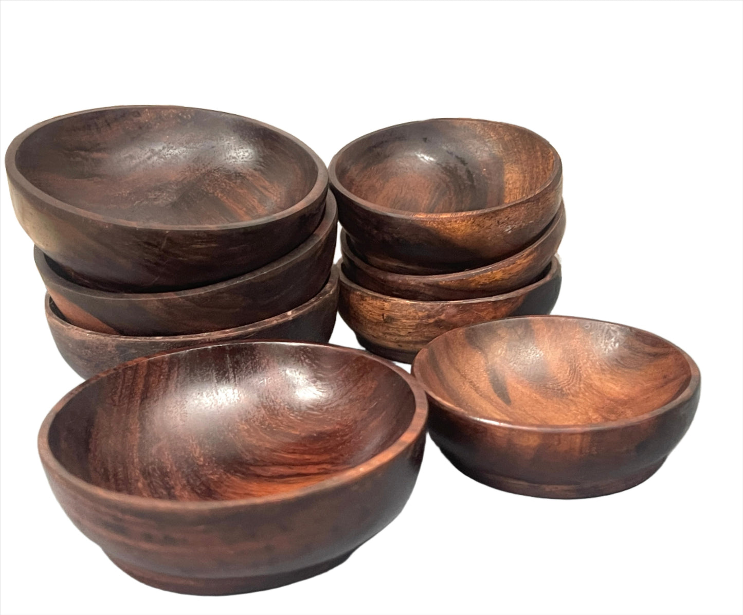 Sono Wood Dipping Sauce Bowls