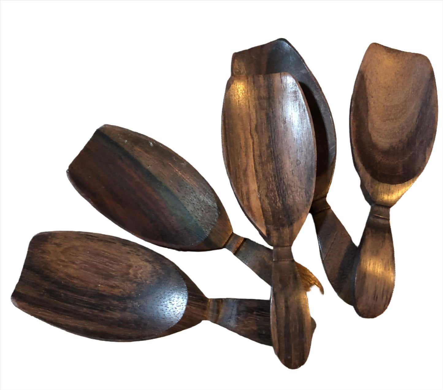 Sono Wood Mini Spoon Scoops - Set of 5