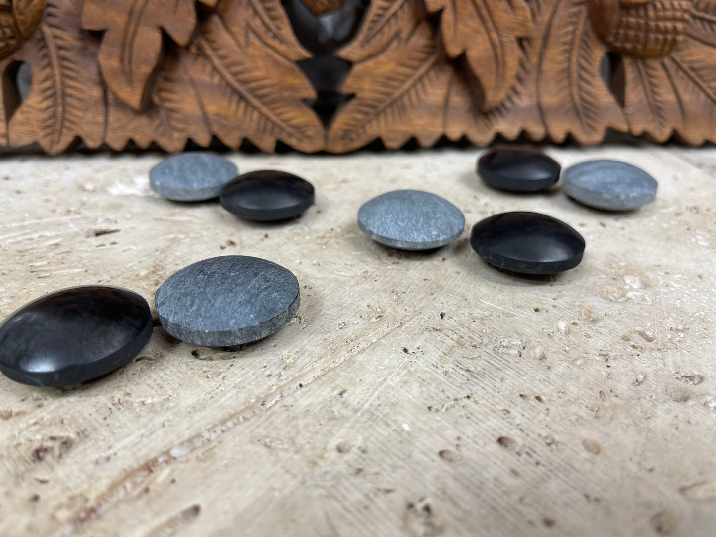 Shungite and Steatite Pocket Harmonizer Set