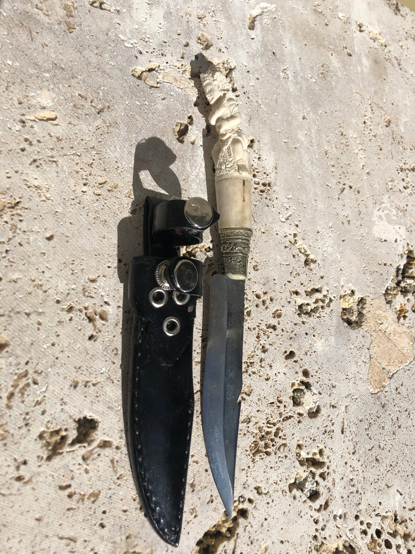 Decorative Balinese Hand-Carved and Hand Forged Knives