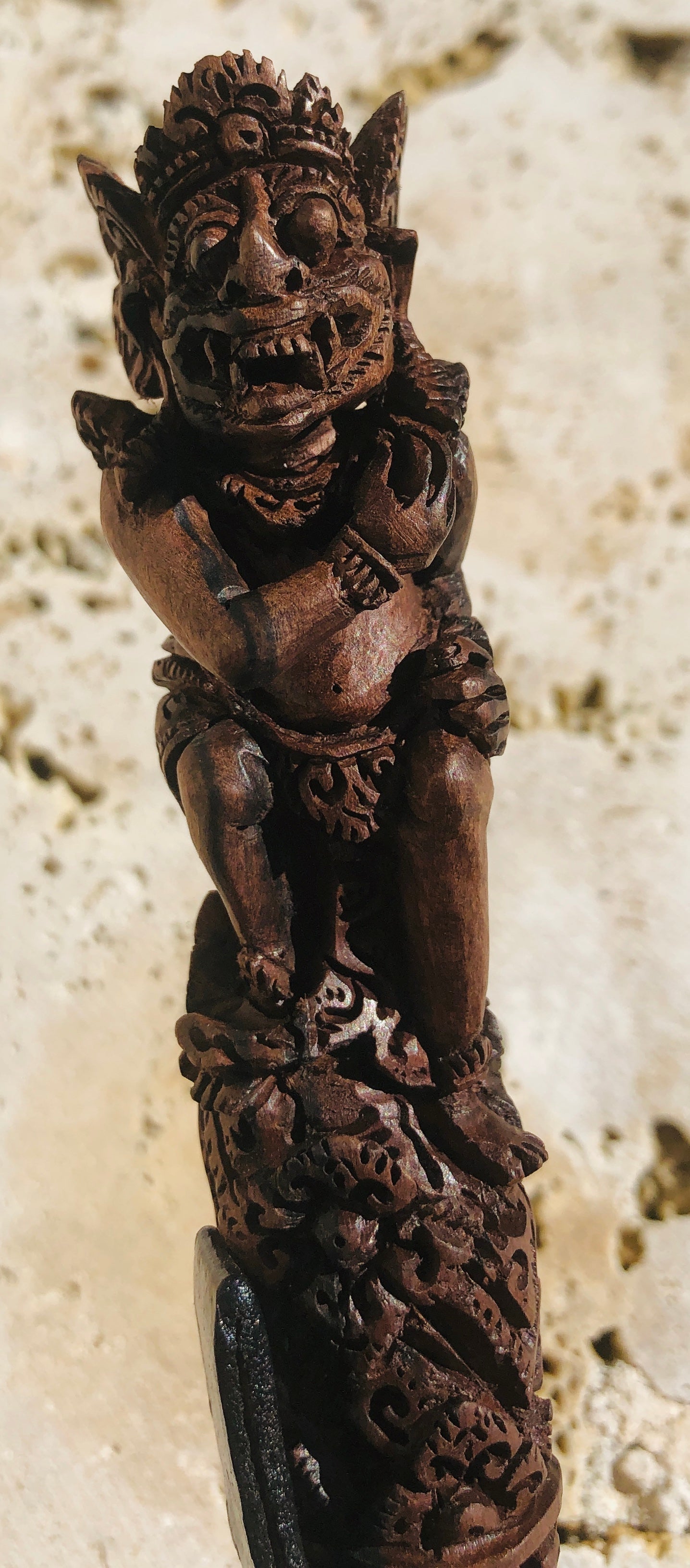 Decorative Balinese Hand-Carved and Hand Forged Knives
