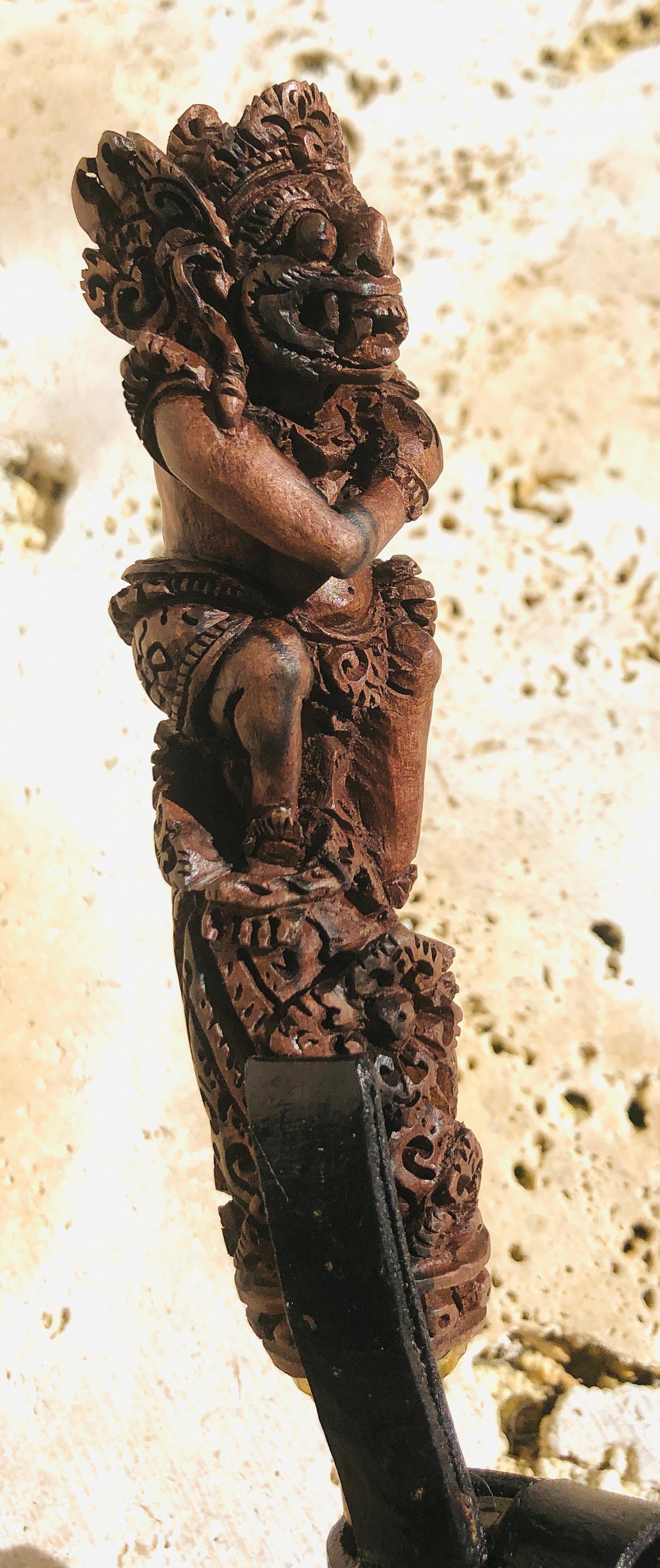 Decorative Balinese Hand-Carved and Hand Forged Knives