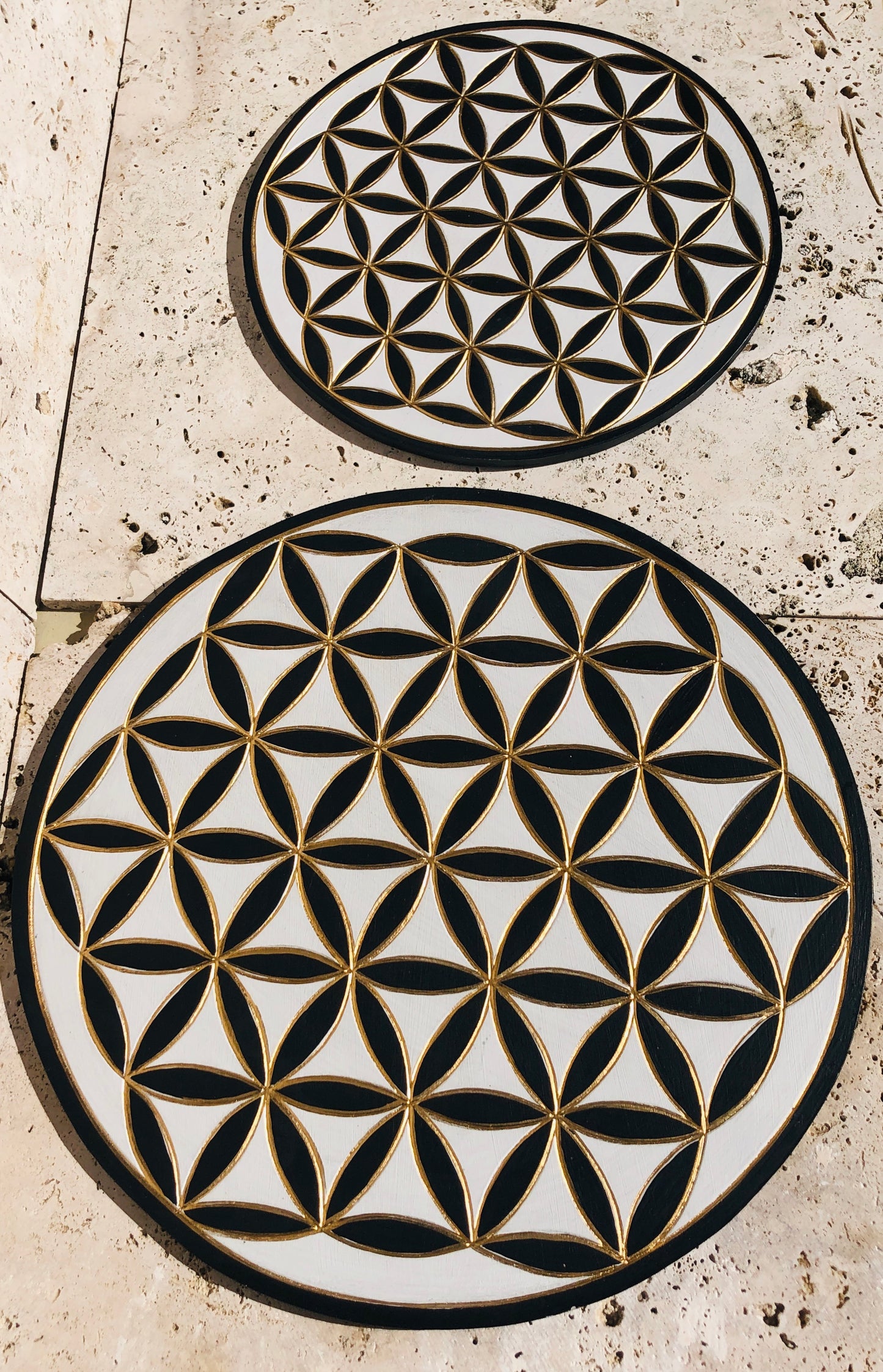 Flower of Life Wall Hanging | Crystal Grid