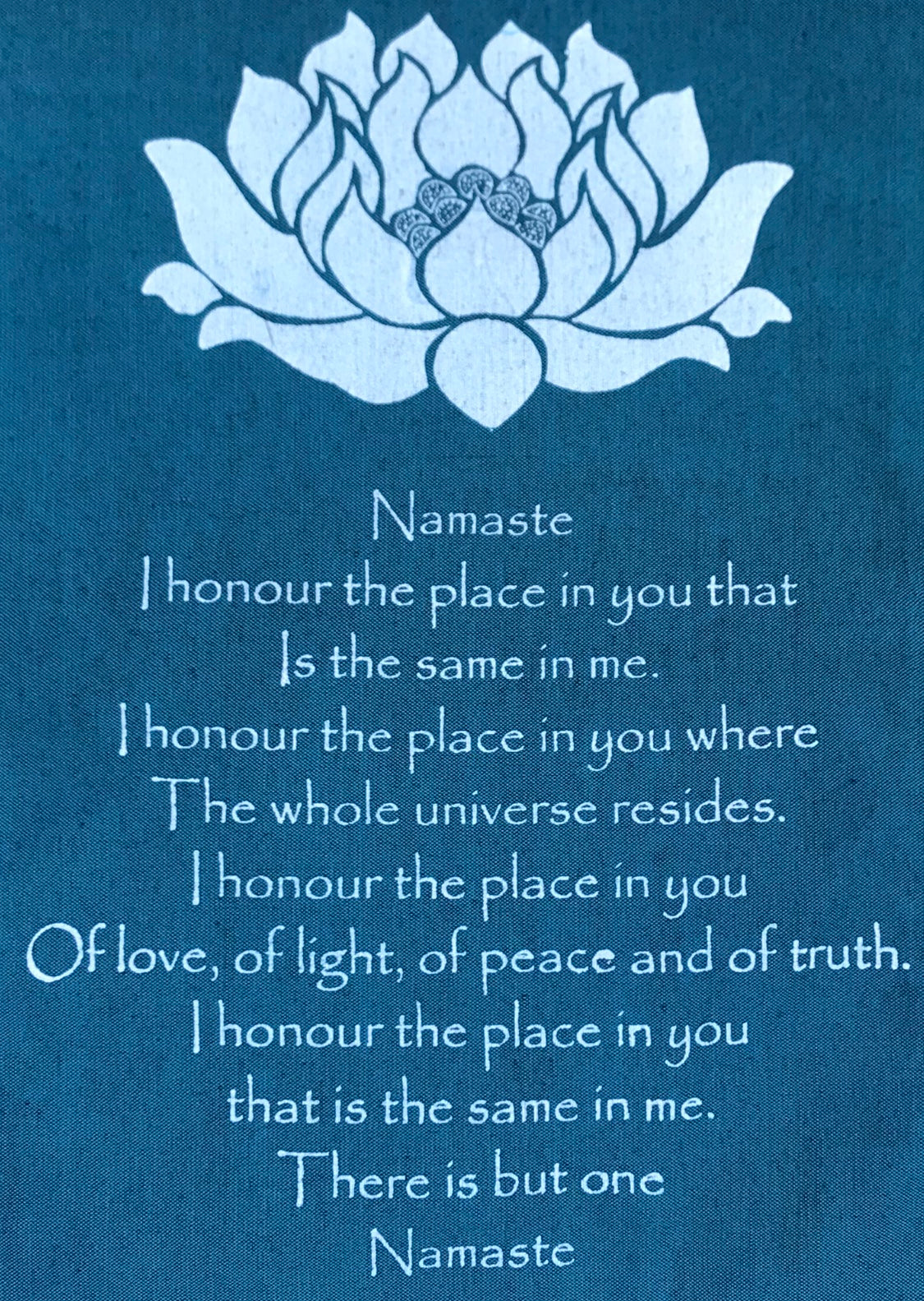 Hand Woven Ikat Namaste Blessing Manifestation Banners